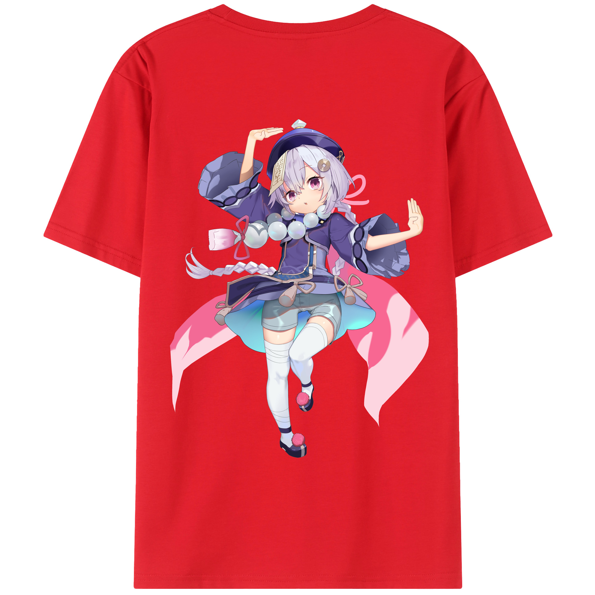 げんし神 七七 なな  genshin Nana レディース半袖Tシャツ(バックプリント)