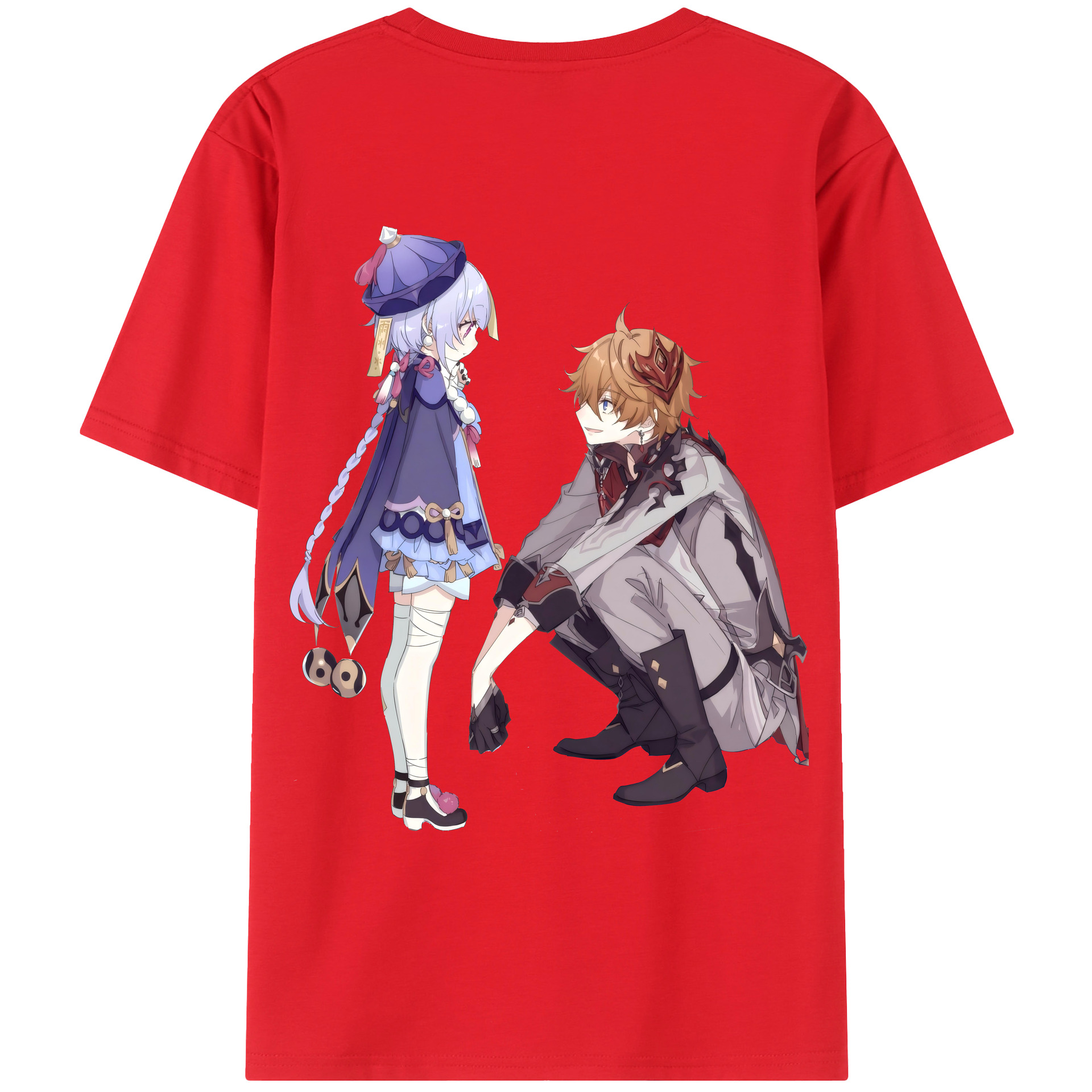げんし神 七七 なな  genshin Nana レディース半袖Tシャツ(バックプリント)