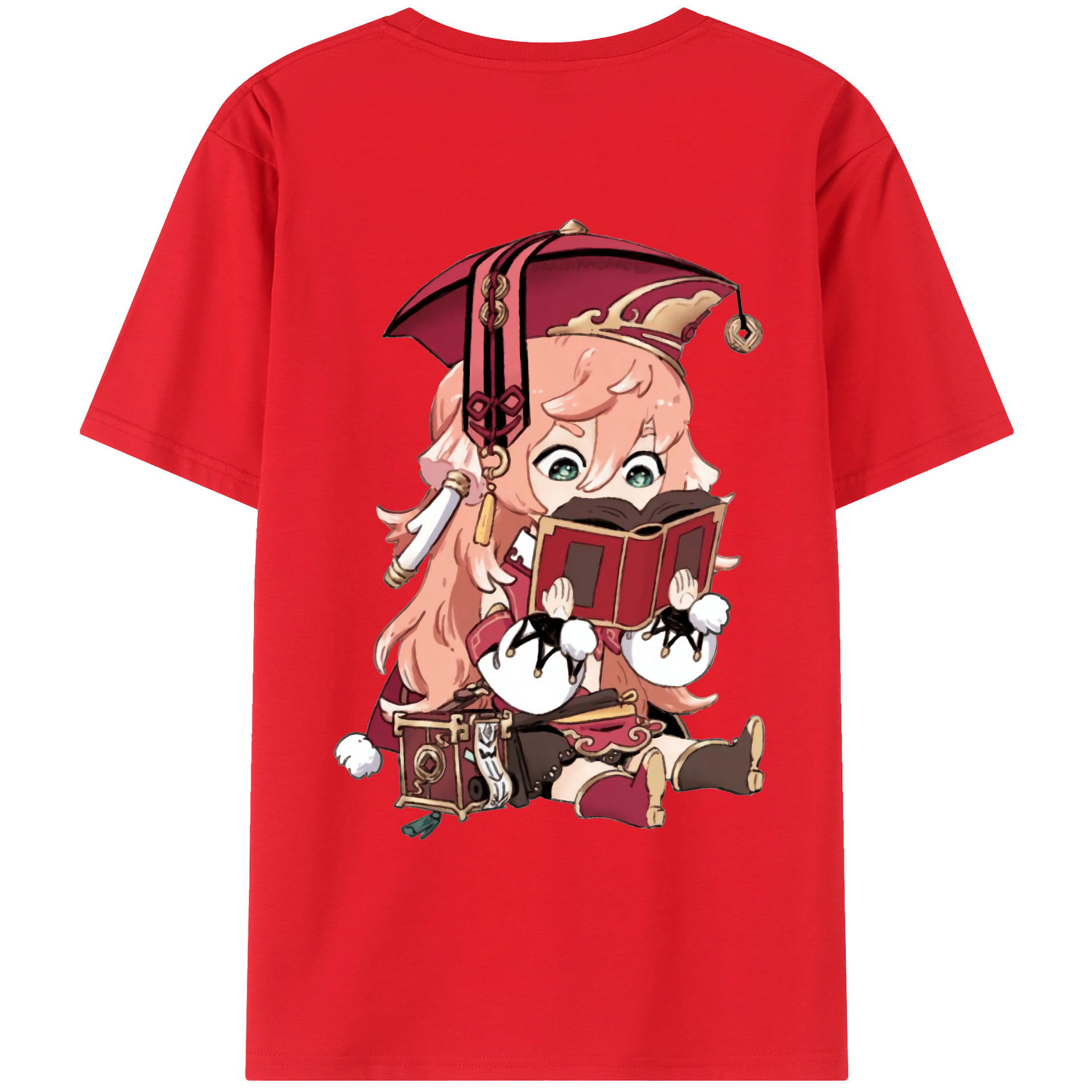 げんし神 ヤンフェイ genshin Yanfei レディース半袖Tシャツ(バックプリント)