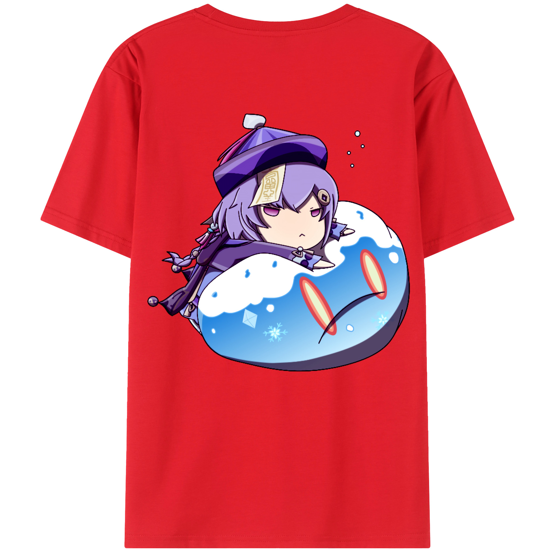 げんし神 七七 なな  genshin Nana レディース半袖Tシャツ(バックプリント)