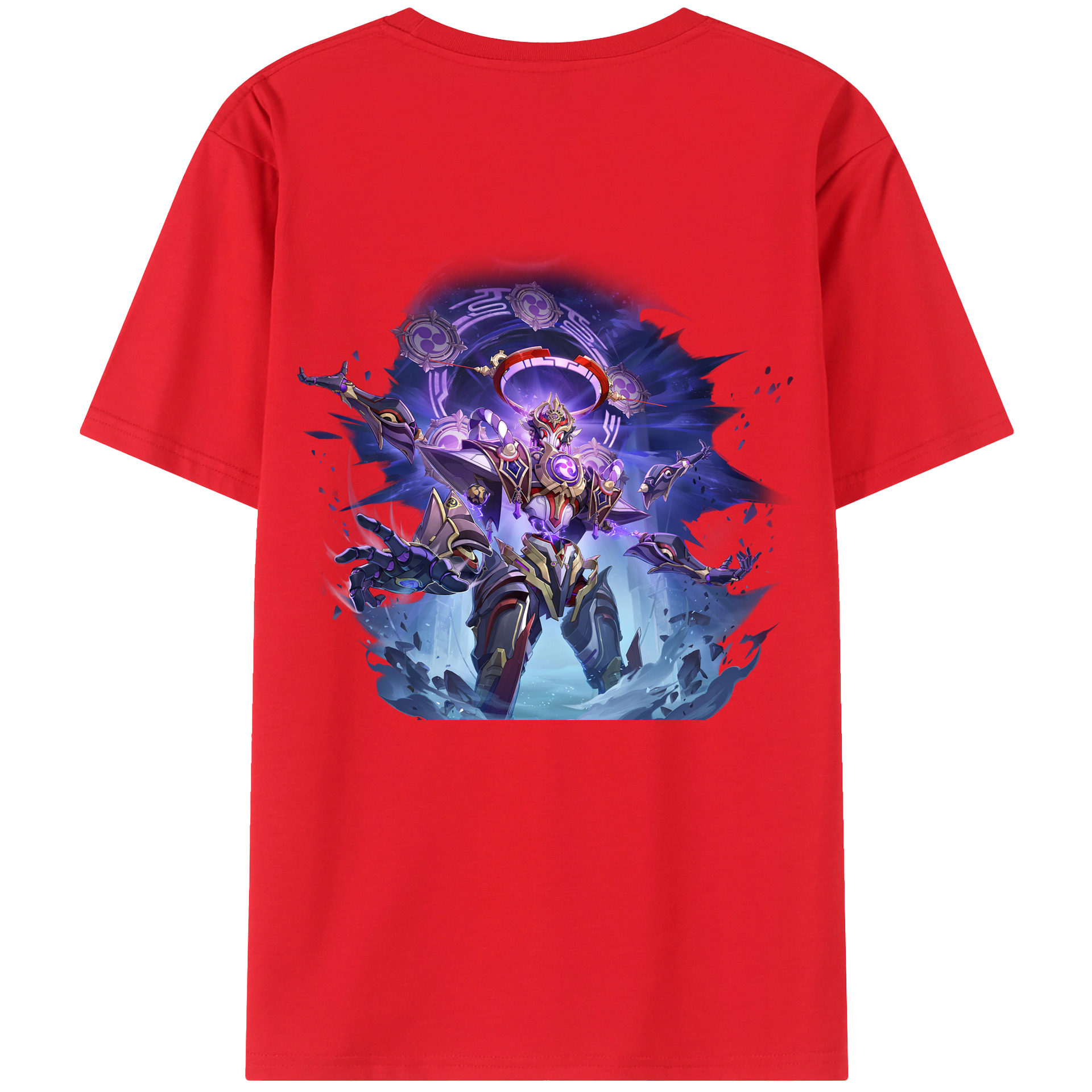 げんし神 さんペい genshin Sanpei レディース半袖Tシャツ(バックプリント)