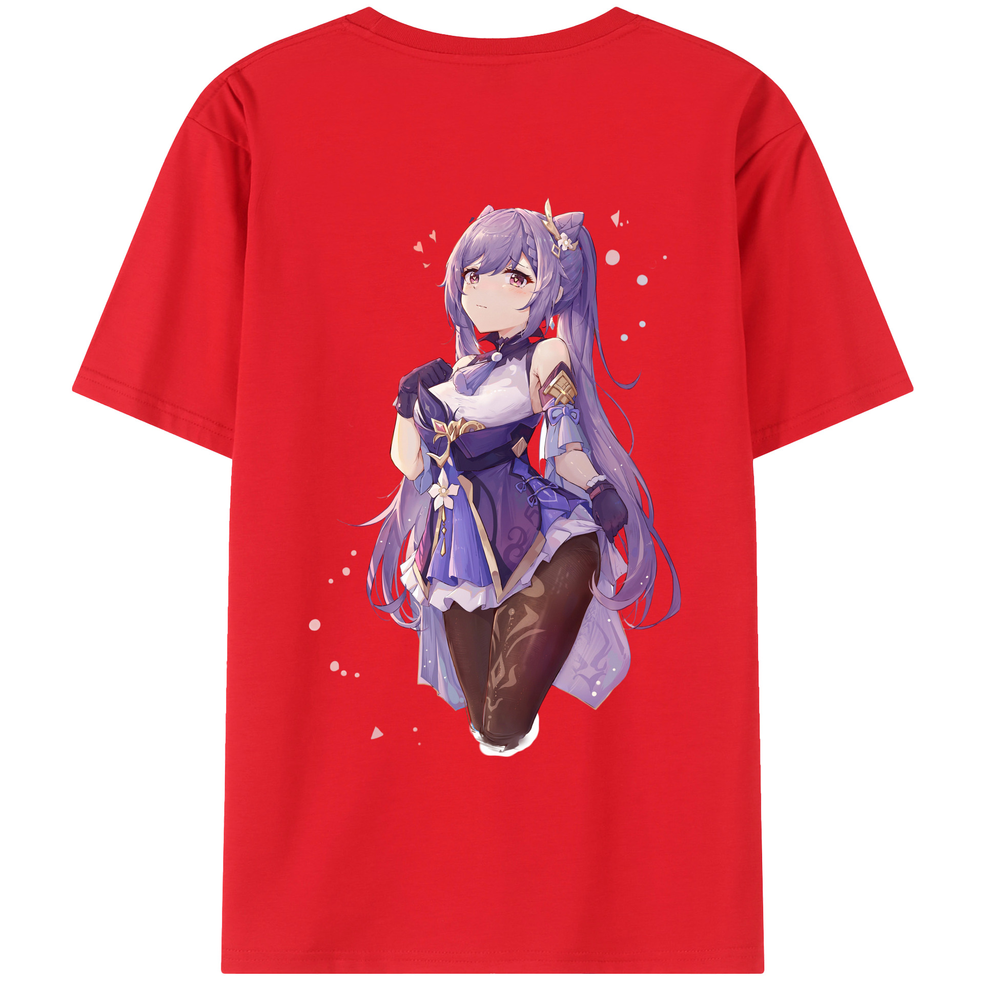 げんし神 刻晴 こくせい genshin Kokusei レディース半袖Tシャツ(バックプリント)
