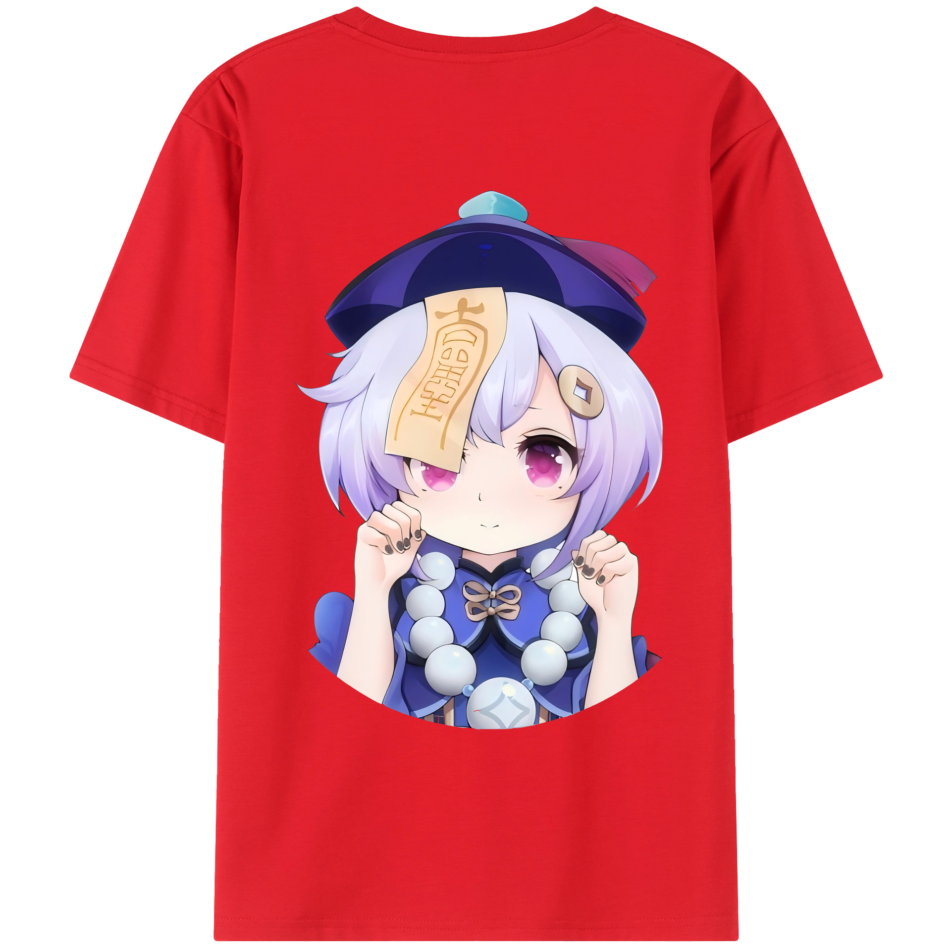 げんし神 七七 なな  genshin Nana レディース半袖Tシャツ(バックプリント)
