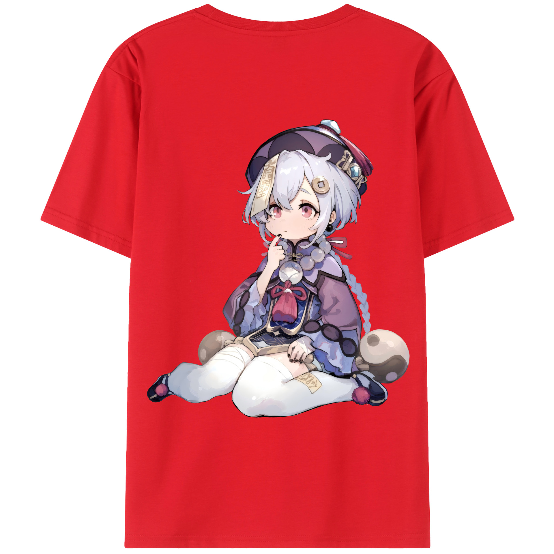 げんし神 七七 なな  genshin Nana レディース半袖Tシャツ(バックプリント)