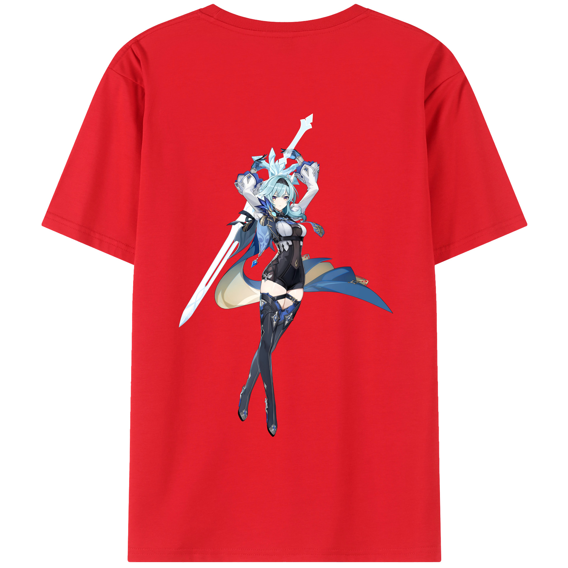 げんし神 优菈 ゆうら genshin Yūra レディース半袖Tシャツ(バックプリント)