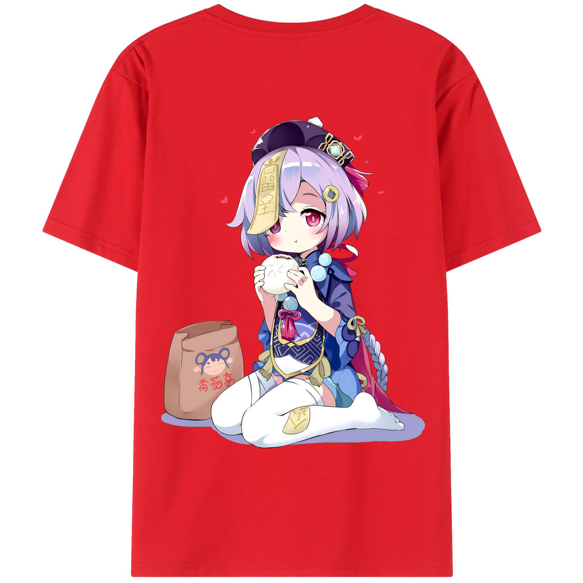 げんし神 七七 なな  genshin Nana レディース半袖Tシャツ(バックプリント)