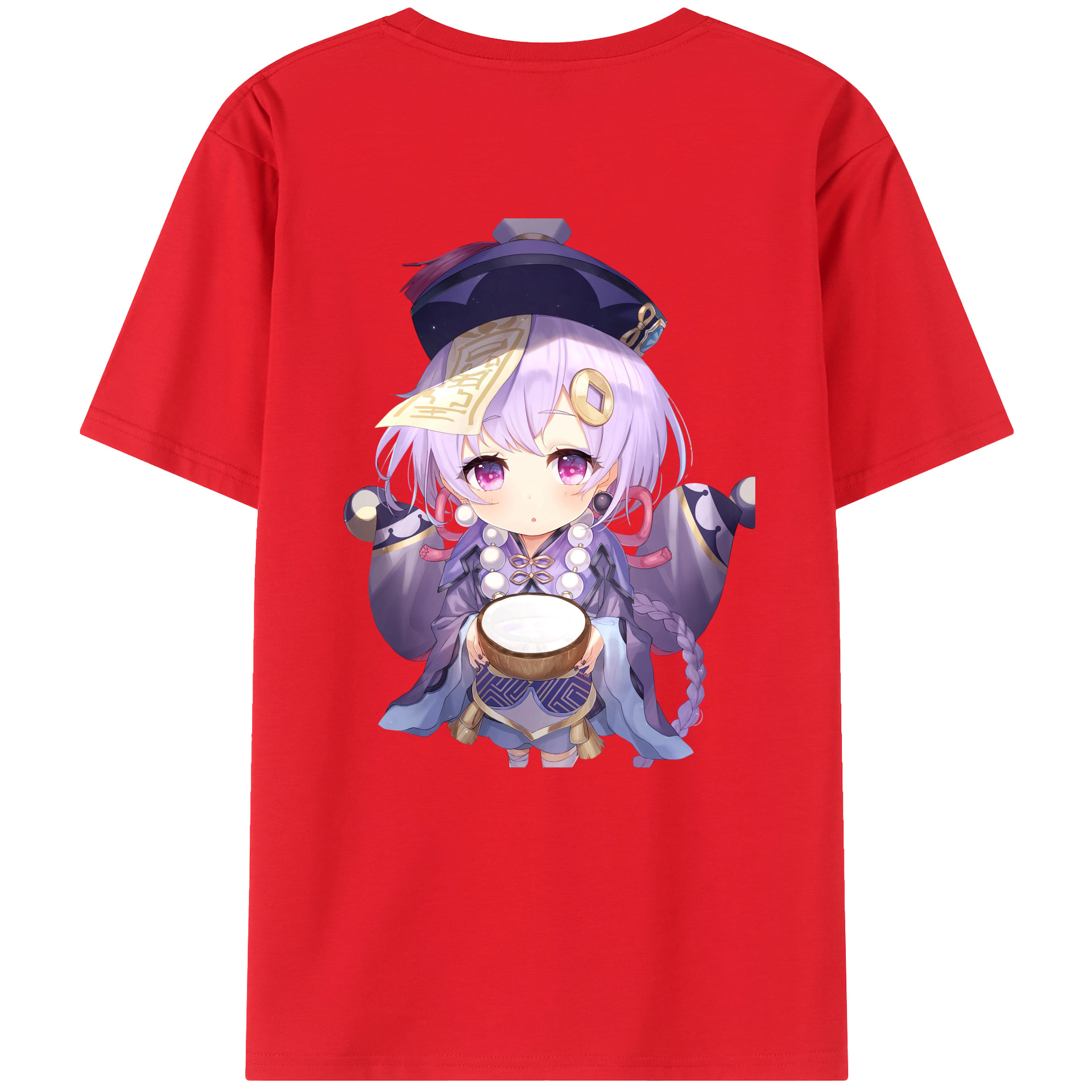 げんし神 七七 なな  genshin Nana レディース半袖Tシャツ(バックプリント)