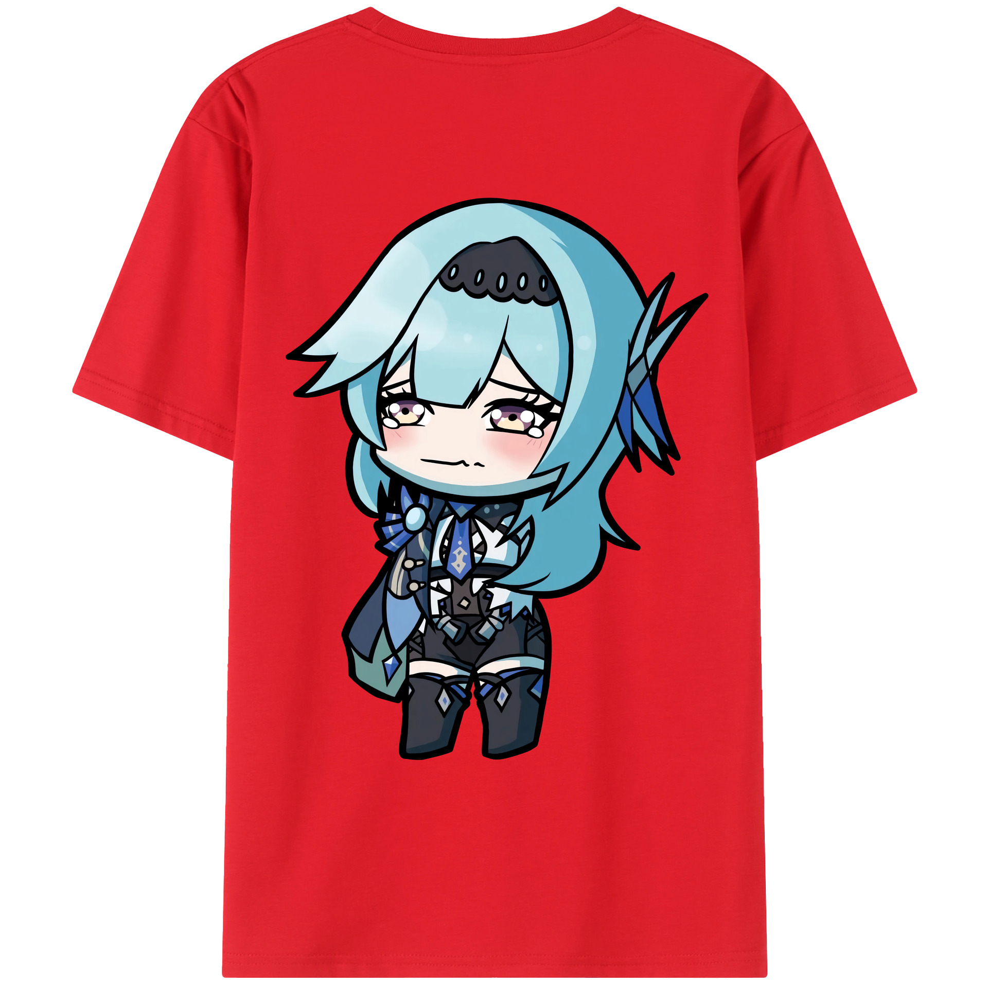 げんし神 优菈 ゆうら genshin Yūra レディース半袖Tシャツ(バックプリント)