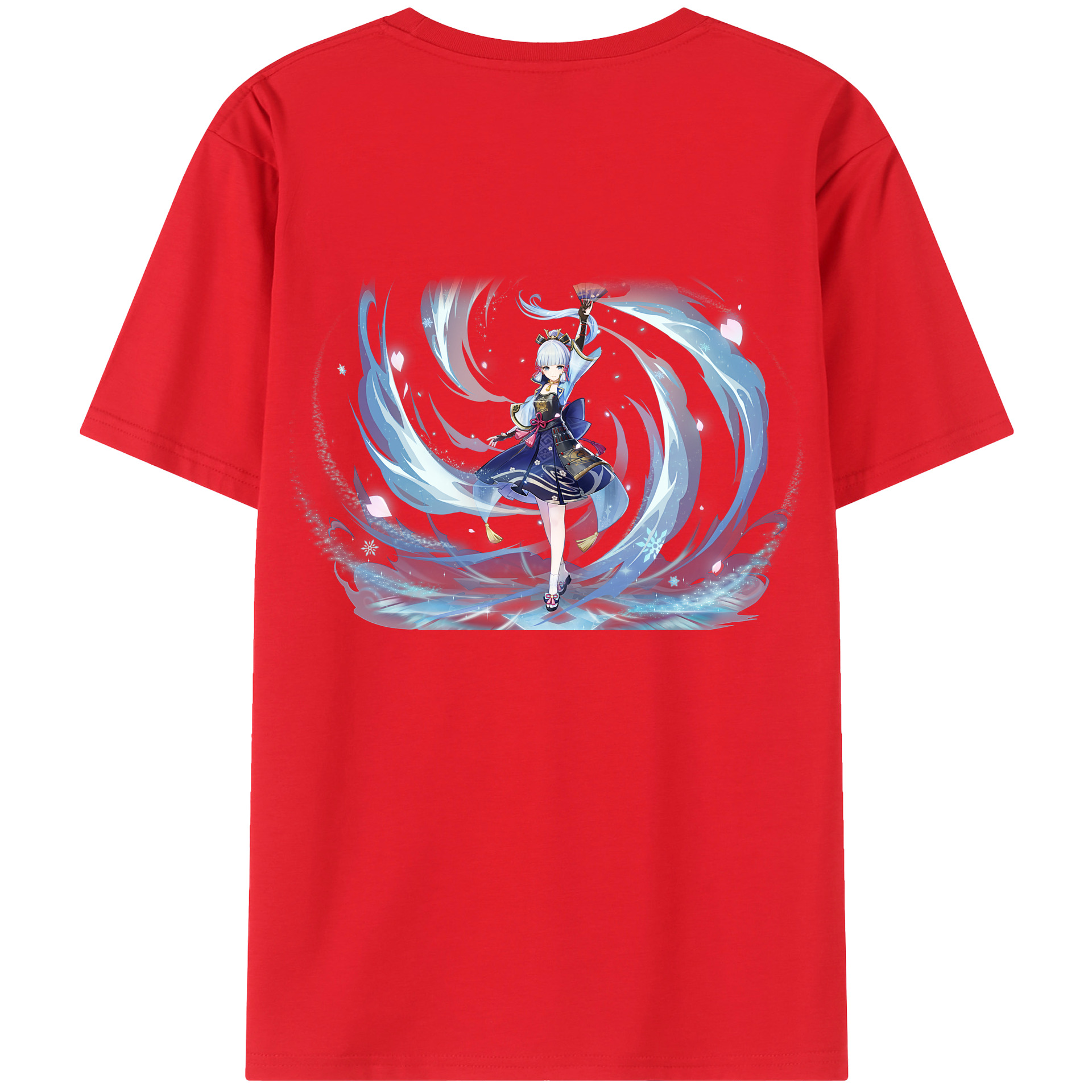 げんし神 神里綾華 神宮寺レン genshin Kamimiya Ren レディース半袖Tシャツ(バックプリント)