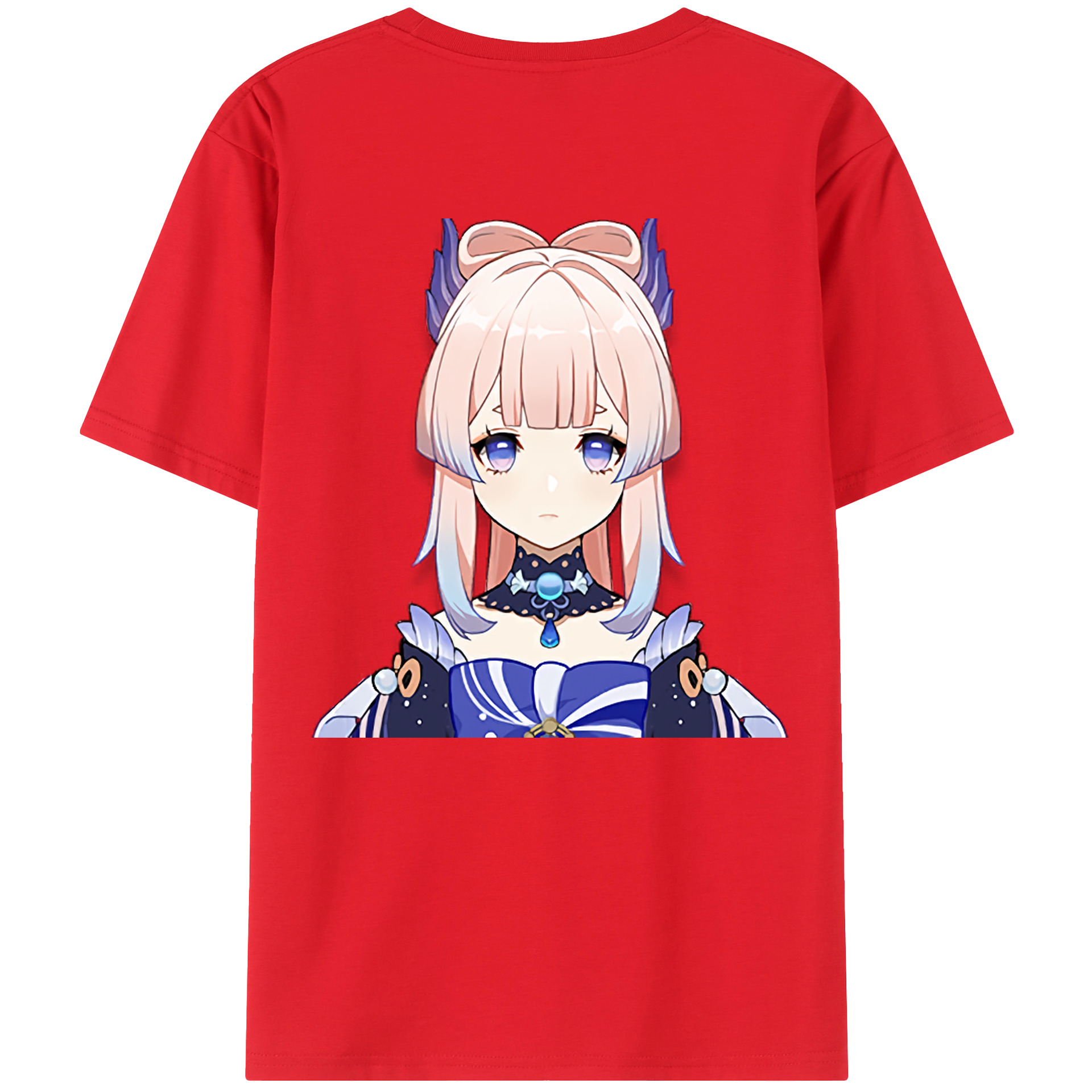 げんし神 珊瑚宮心海 サンゴノミヤ・ココミ genshin Sangonomiya Kokomi レディース半袖Tシャツ(バックプリント)