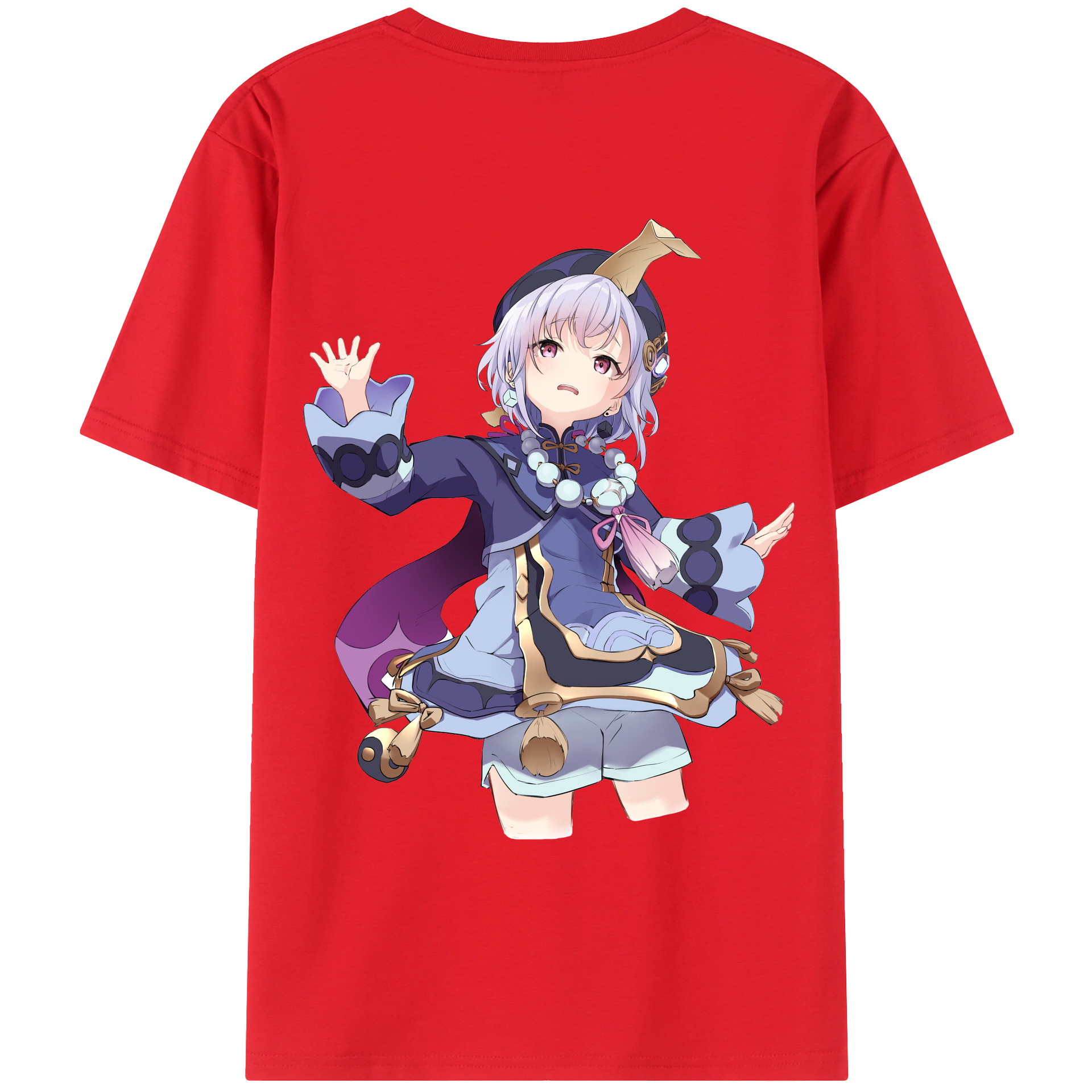 げんし神 七七 なな  genshin Nana レディース半袖Tシャツ(バックプリント)