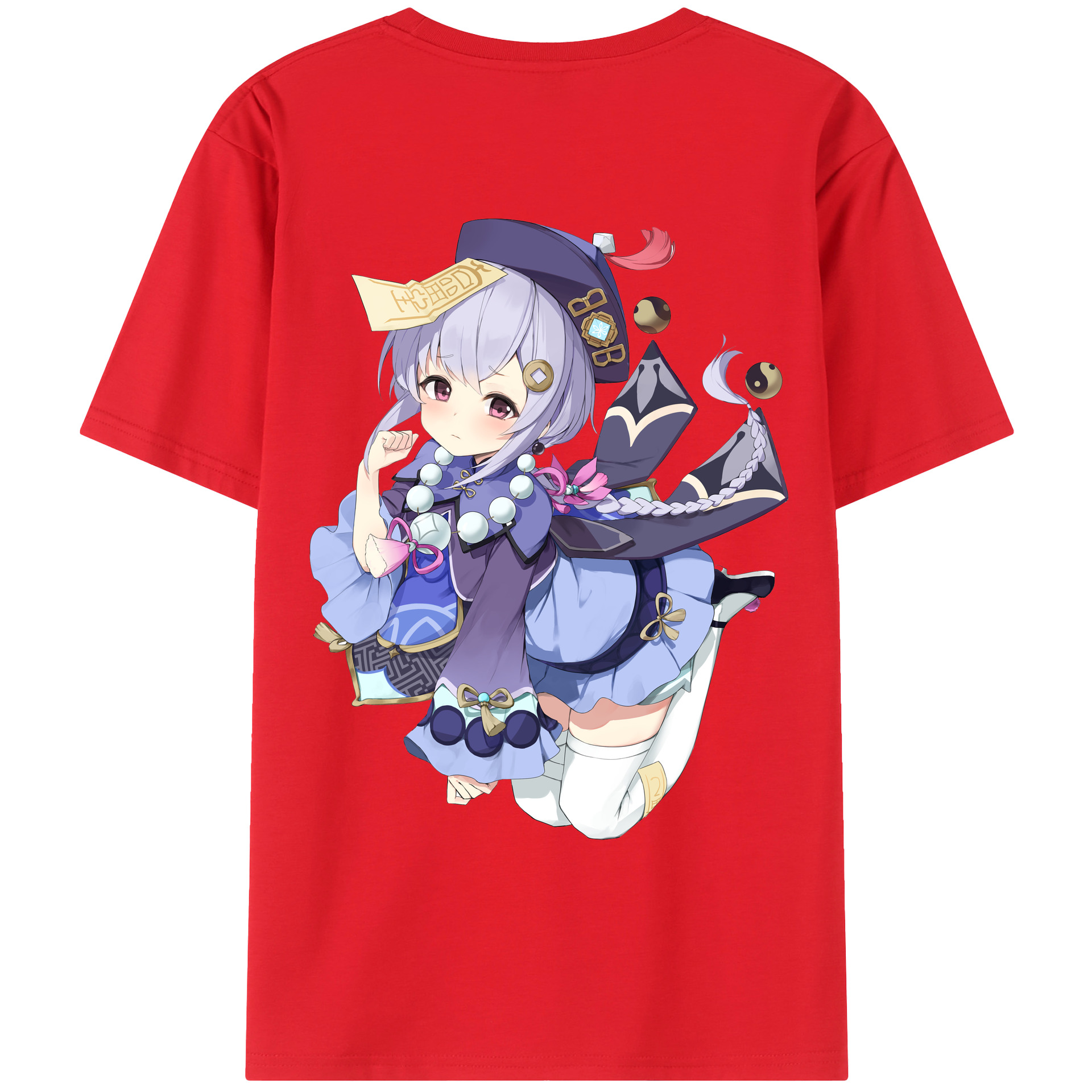 げんし神 七七 なな  genshin Nana レディース半袖Tシャツ(バックプリント)