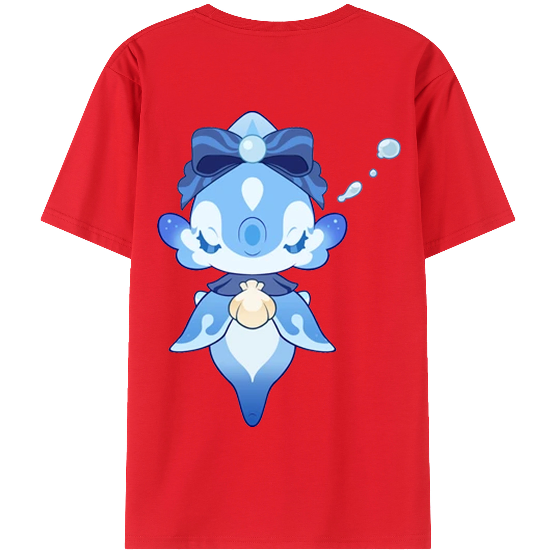 げんし神 フリーナ genshin Furina レディース半袖Tシャツ(バックプリント)
