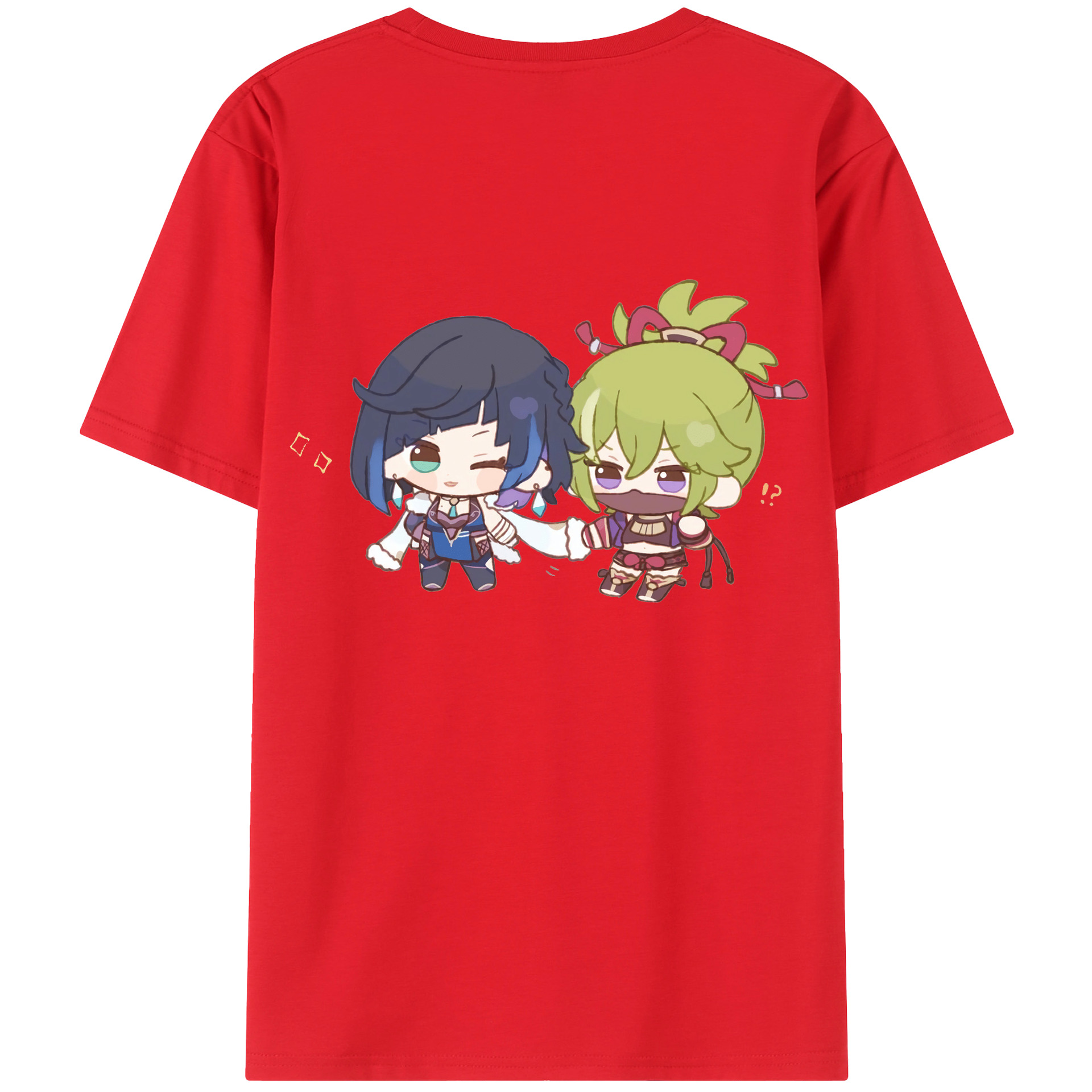 げんし神  久岐忍 くき しのぶ genshin Kuki Shinobu レディース半袖Tシャツ(バックプリント)