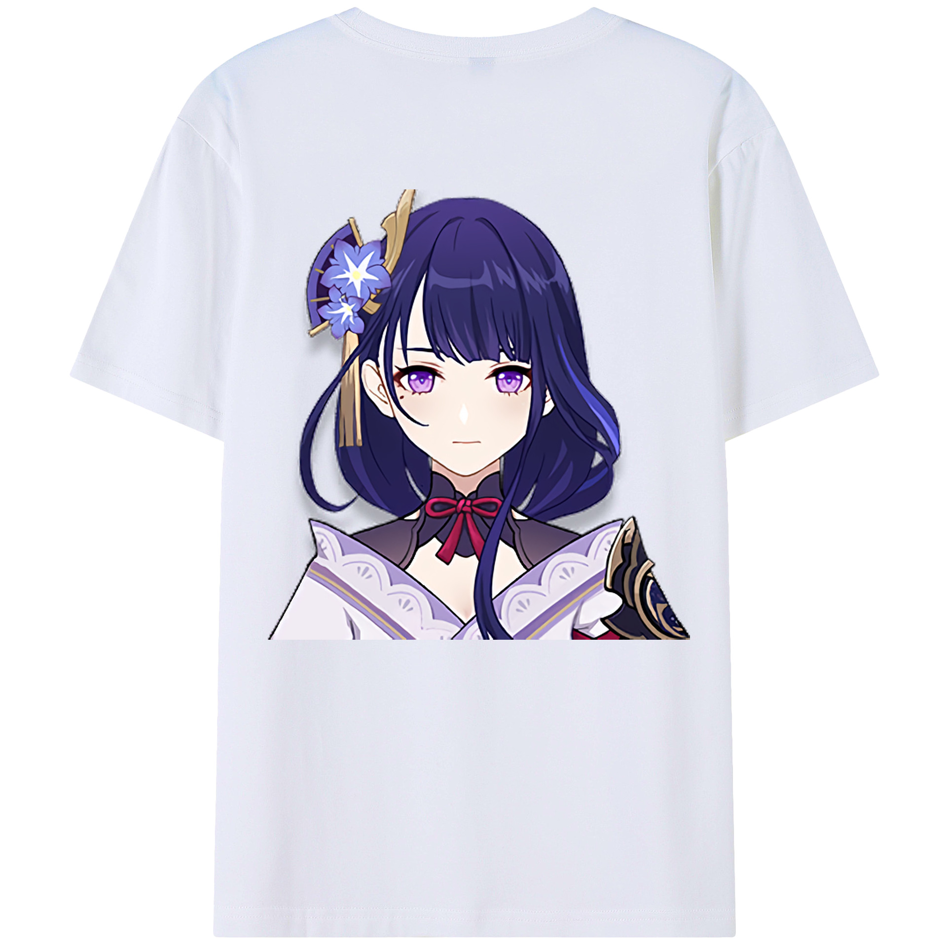 げんし神 雷電将軍 らいでんしょうぐん genshin Raiden Shogun レディース半袖Tシャツ(バックプリント)