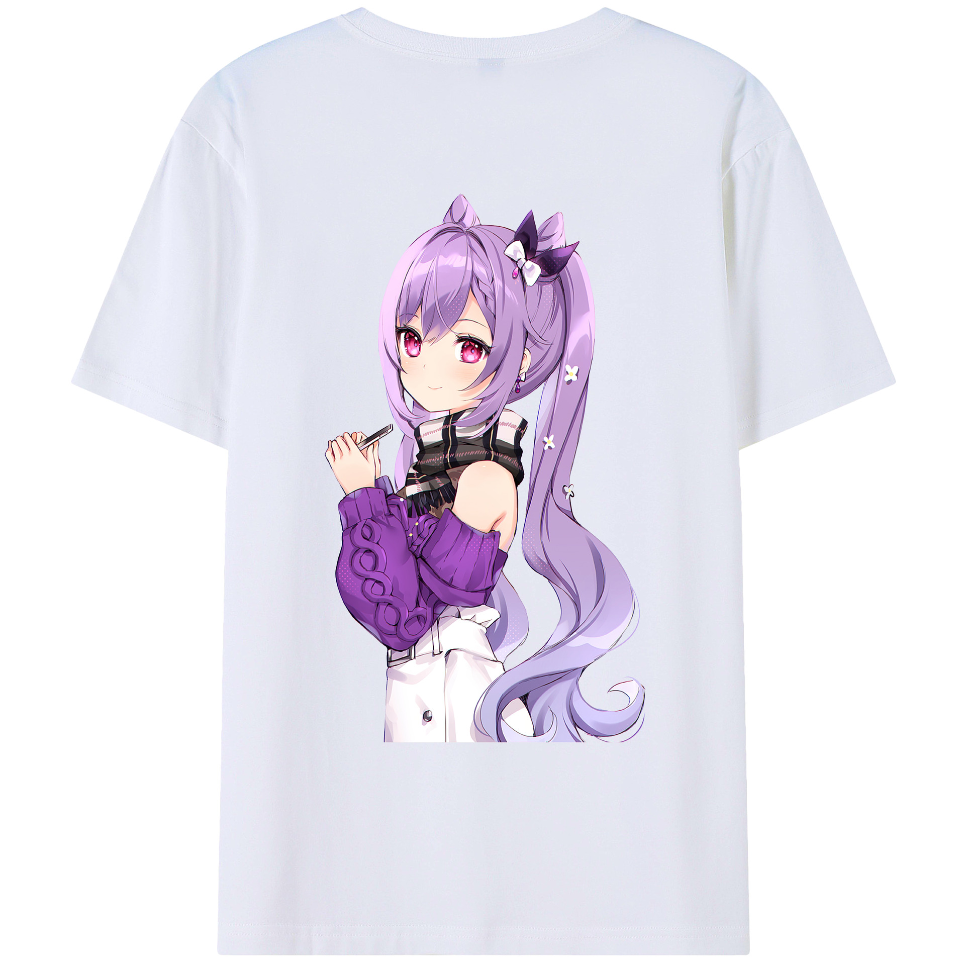 げんし神 刻晴 こくせい genshin Kokusei レディース半袖Tシャツ(バックプリント)