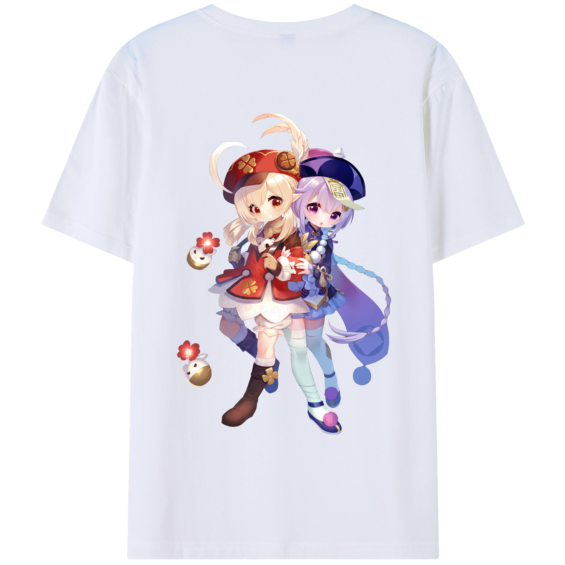 げんし神 七七 なな  genshin Nana レディース半袖Tシャツ(バックプリント)