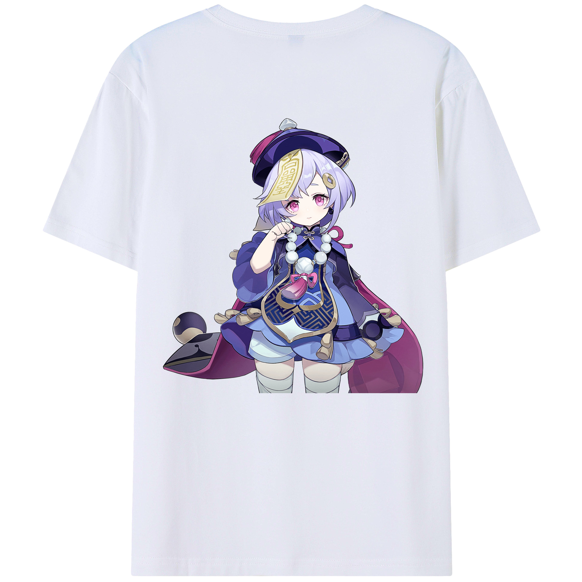 げんし神 七七 なな  genshin Nana レディース半袖Tシャツ(バックプリント)