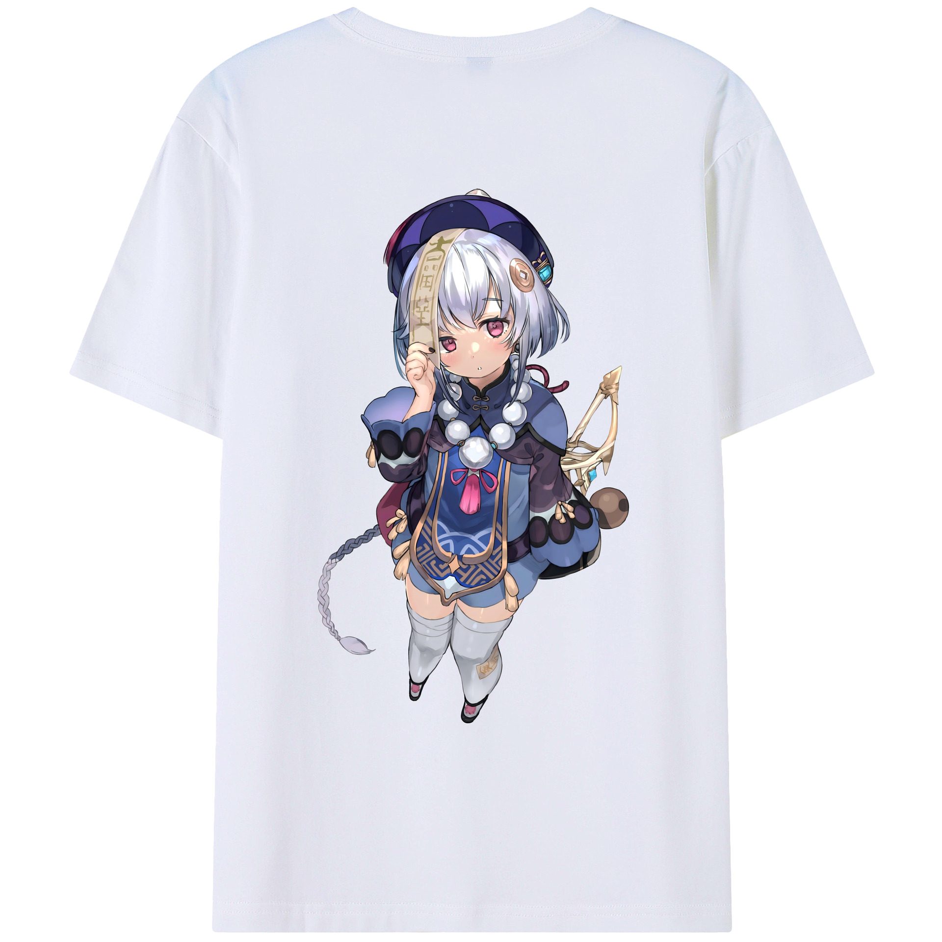 げんし神 七七 なな  genshin Nana レディース半袖Tシャツ(バックプリント)