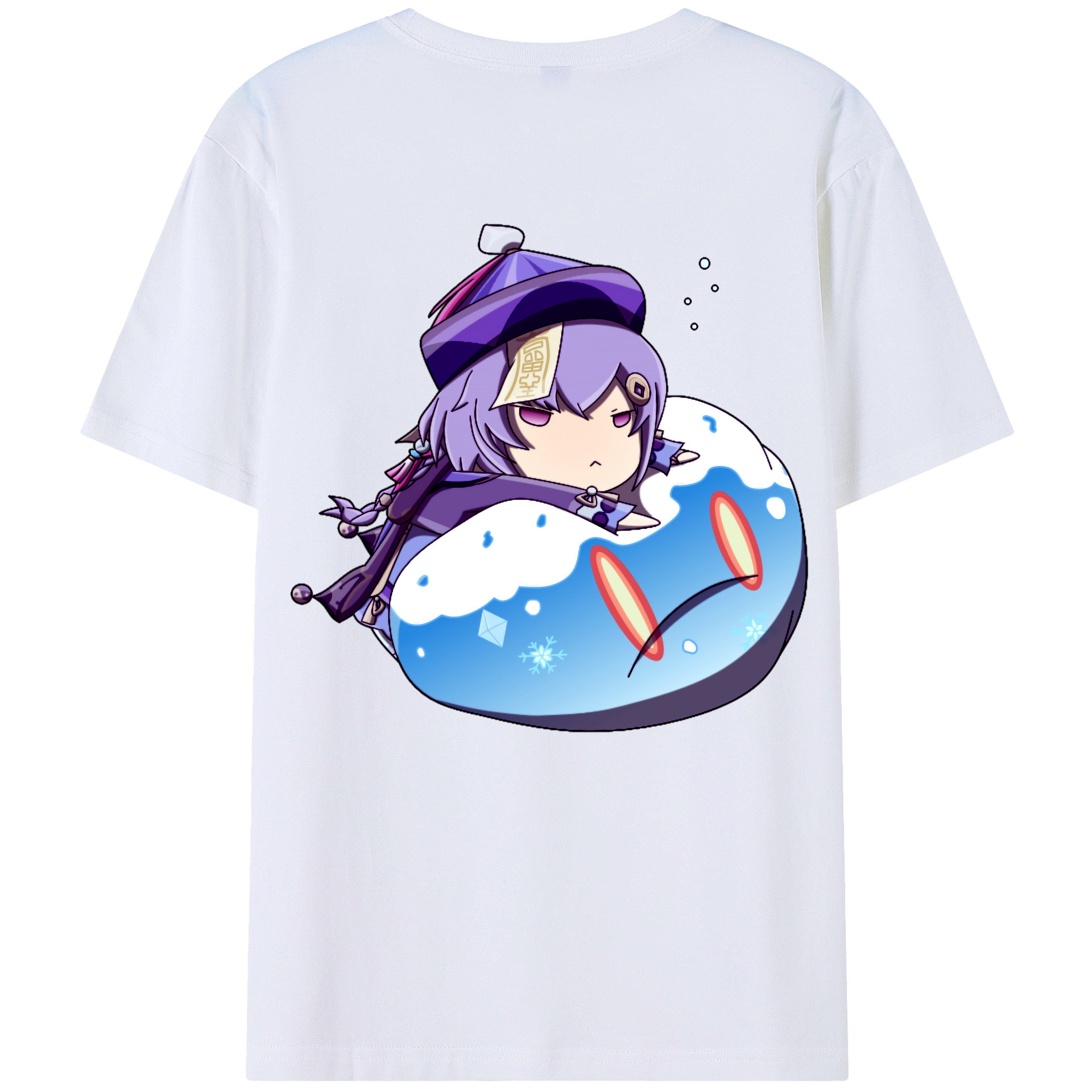 げんし神 七七 なな  genshin Nana レディース半袖Tシャツ(バックプリント)