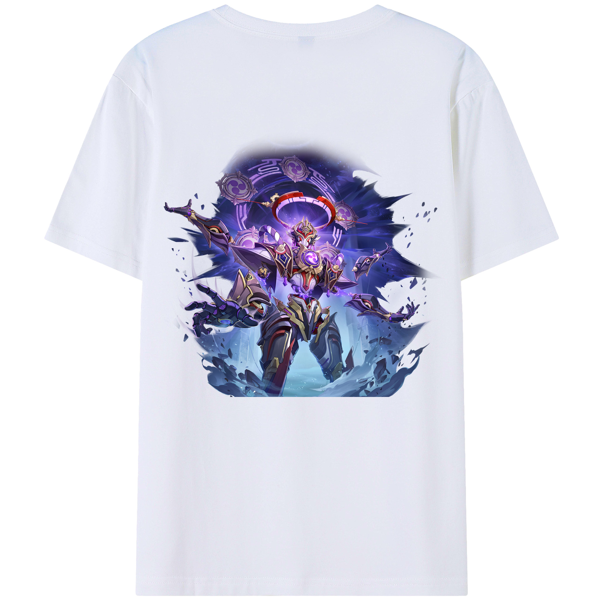 げんし神 さんペい genshin Sanpei レディース半袖Tシャツ(バックプリント)
