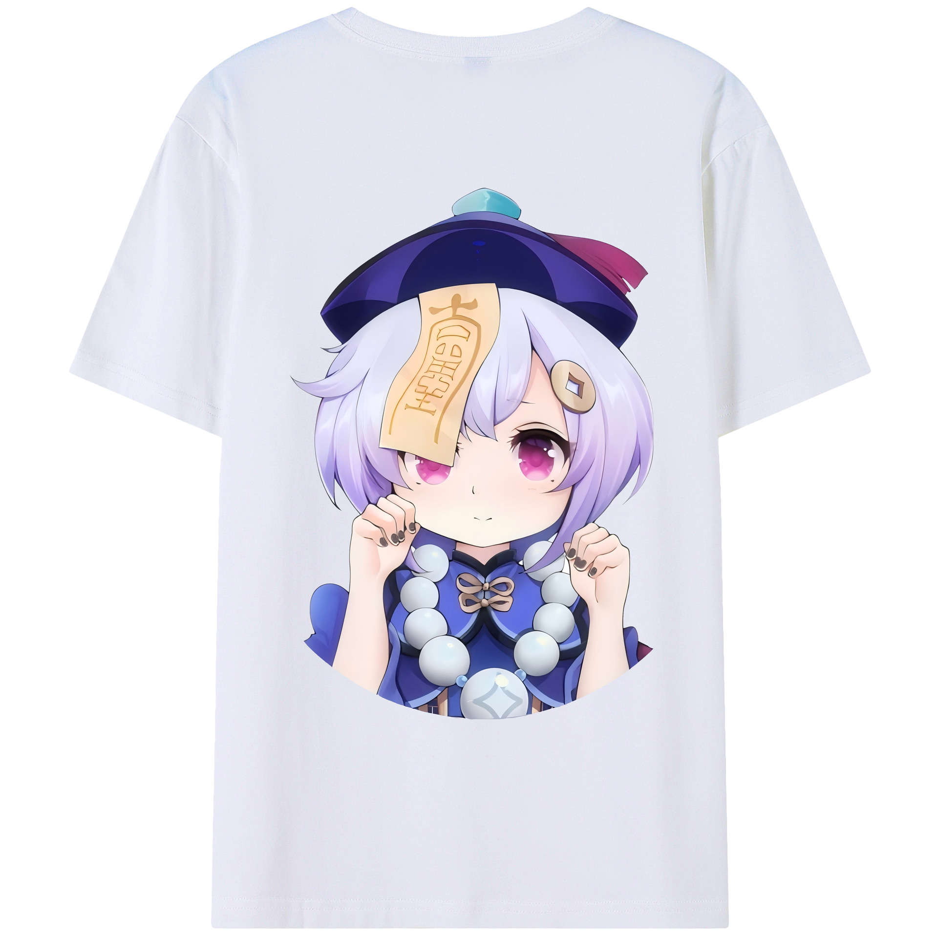 げんし神 七七 なな  genshin Nana レディース半袖Tシャツ(バックプリント)