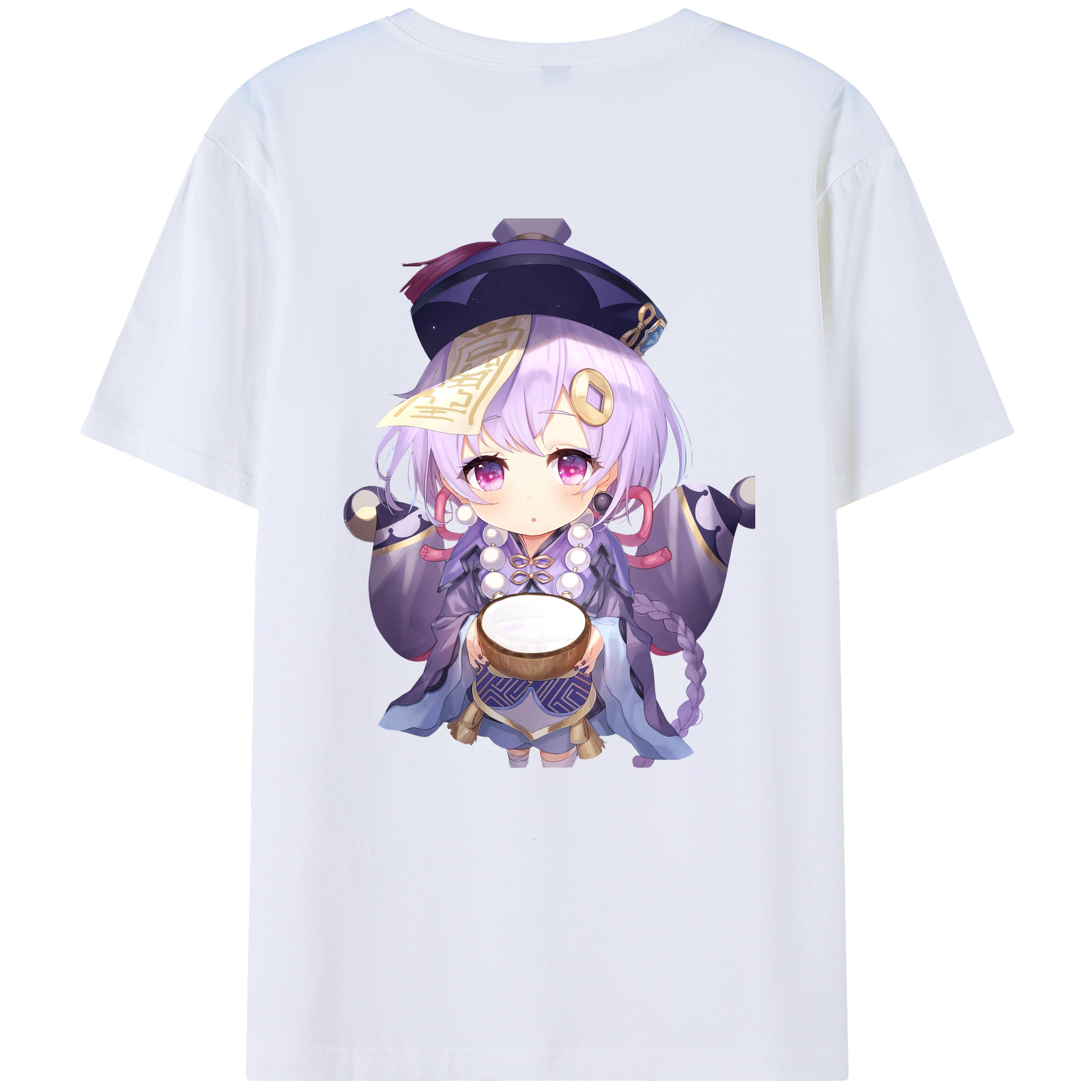 げんし神 七七 なな  genshin Nana レディース半袖Tシャツ(バックプリント)