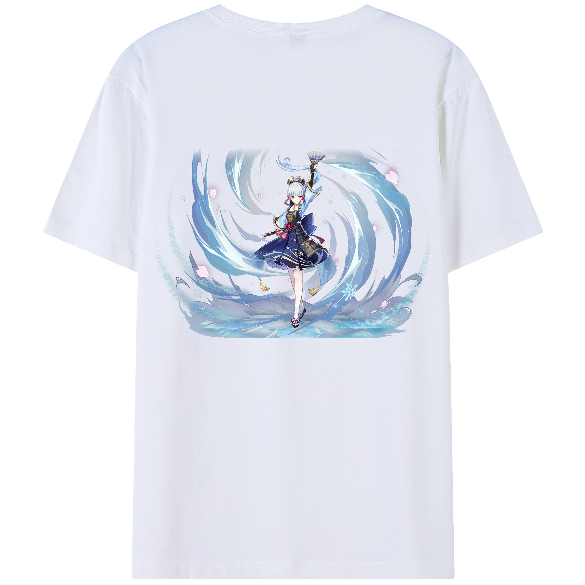げんし神 神里綾華 神宮寺レン genshin Kamimiya Ren レディース半袖Tシャツ(バックプリント)