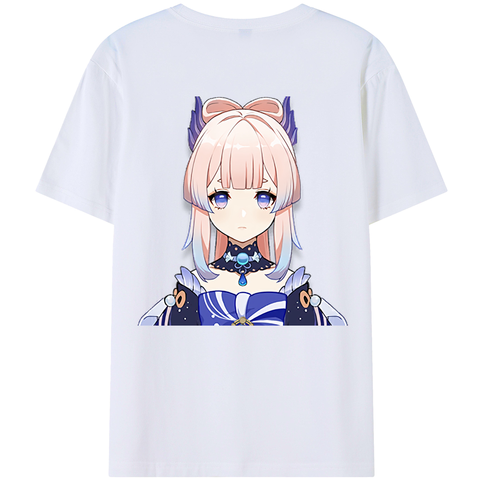 げんし神 珊瑚宮心海 サンゴノミヤ・ココミ genshin Sangonomiya Kokomi レディース半袖Tシャツ(バックプリント)