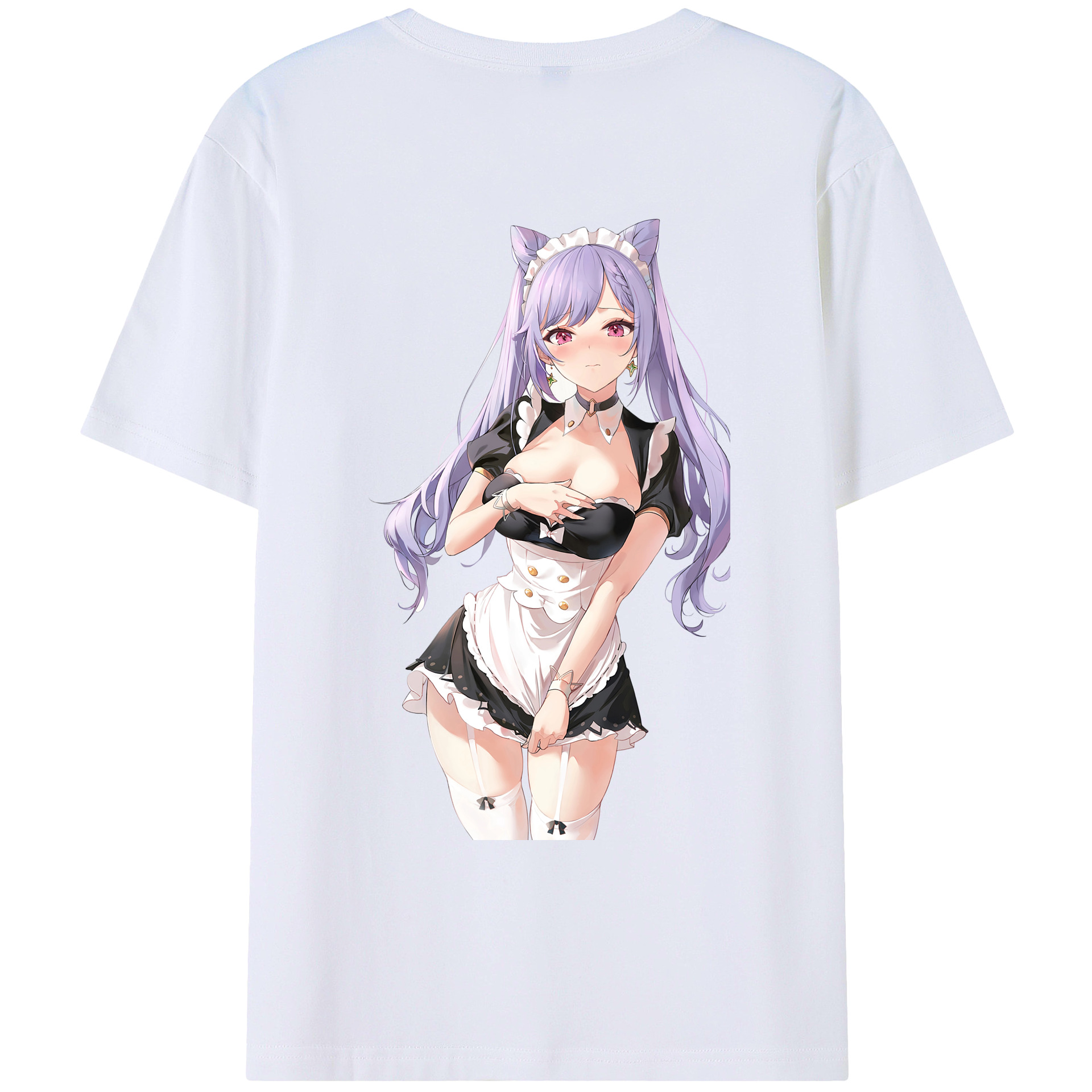 げんし神 刻晴 こくせい genshin Kokusei レディース半袖Tシャツ(バックプリント)