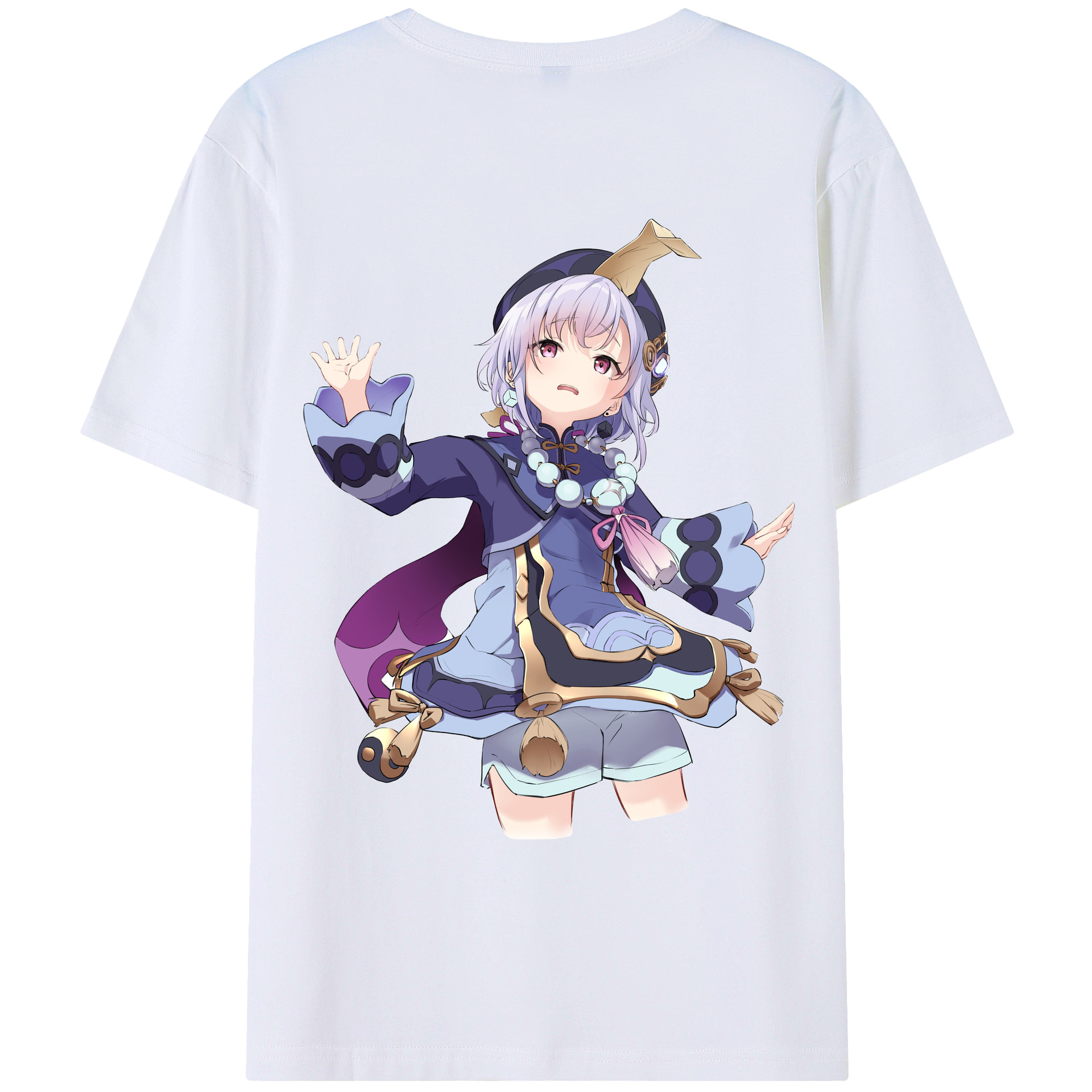 げんし神 七七 なな  genshin Nana レディース半袖Tシャツ(バックプリント)