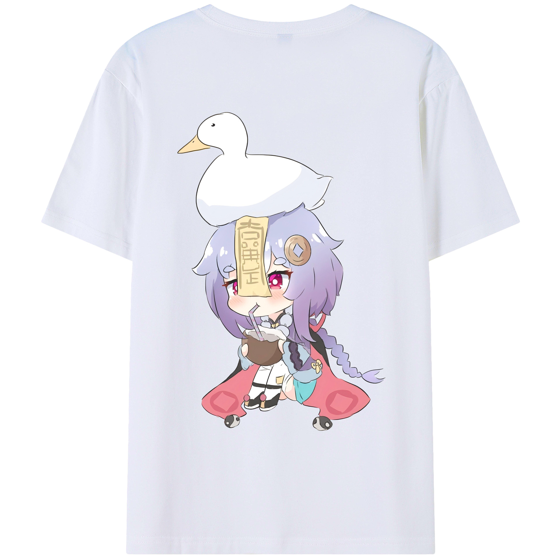 げんし神 七七 なな  genshin Nana レディース半袖Tシャツ(バックプリント)