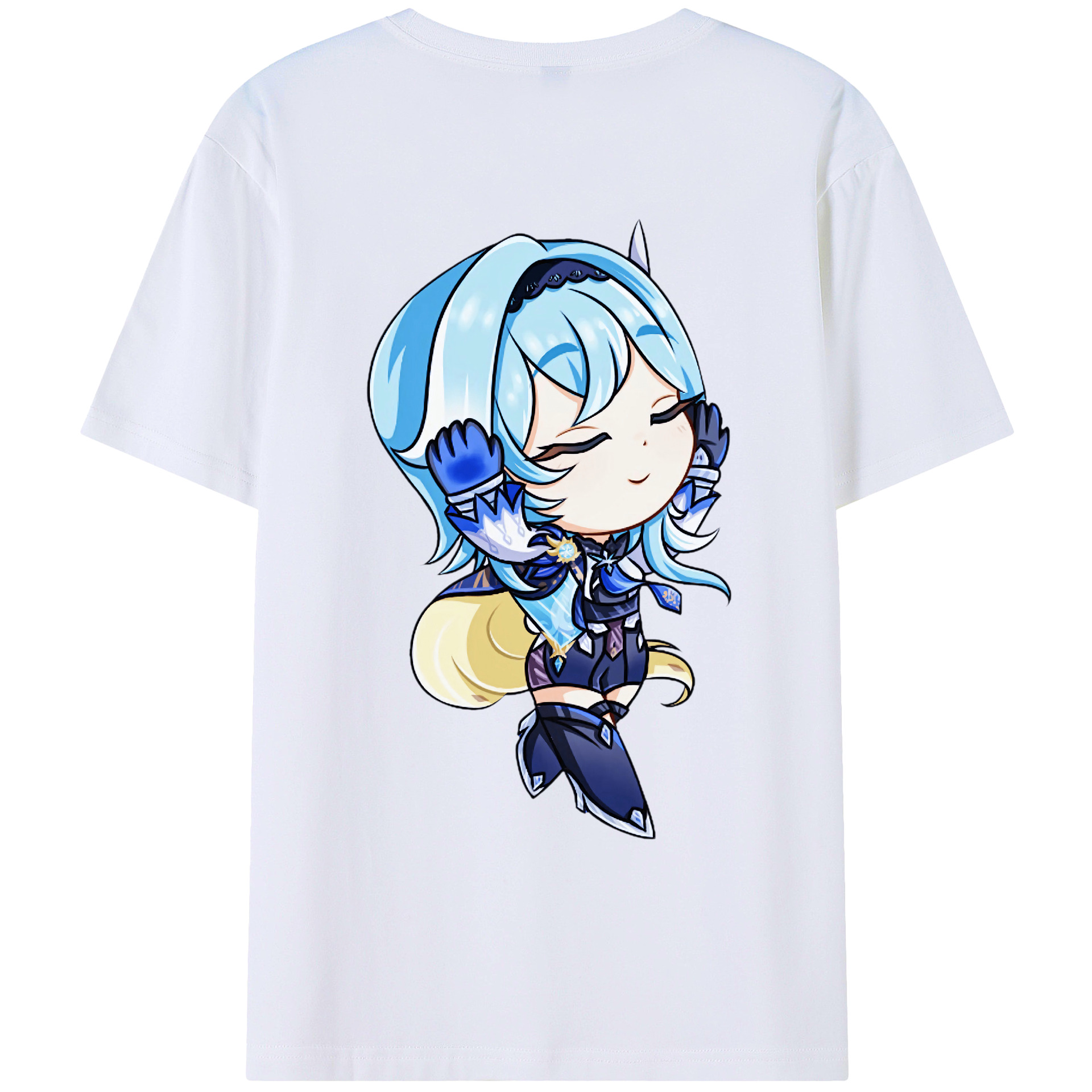 げんし神 优菈 ゆうら genshin Yūra レディース半袖Tシャツ(バックプリント)