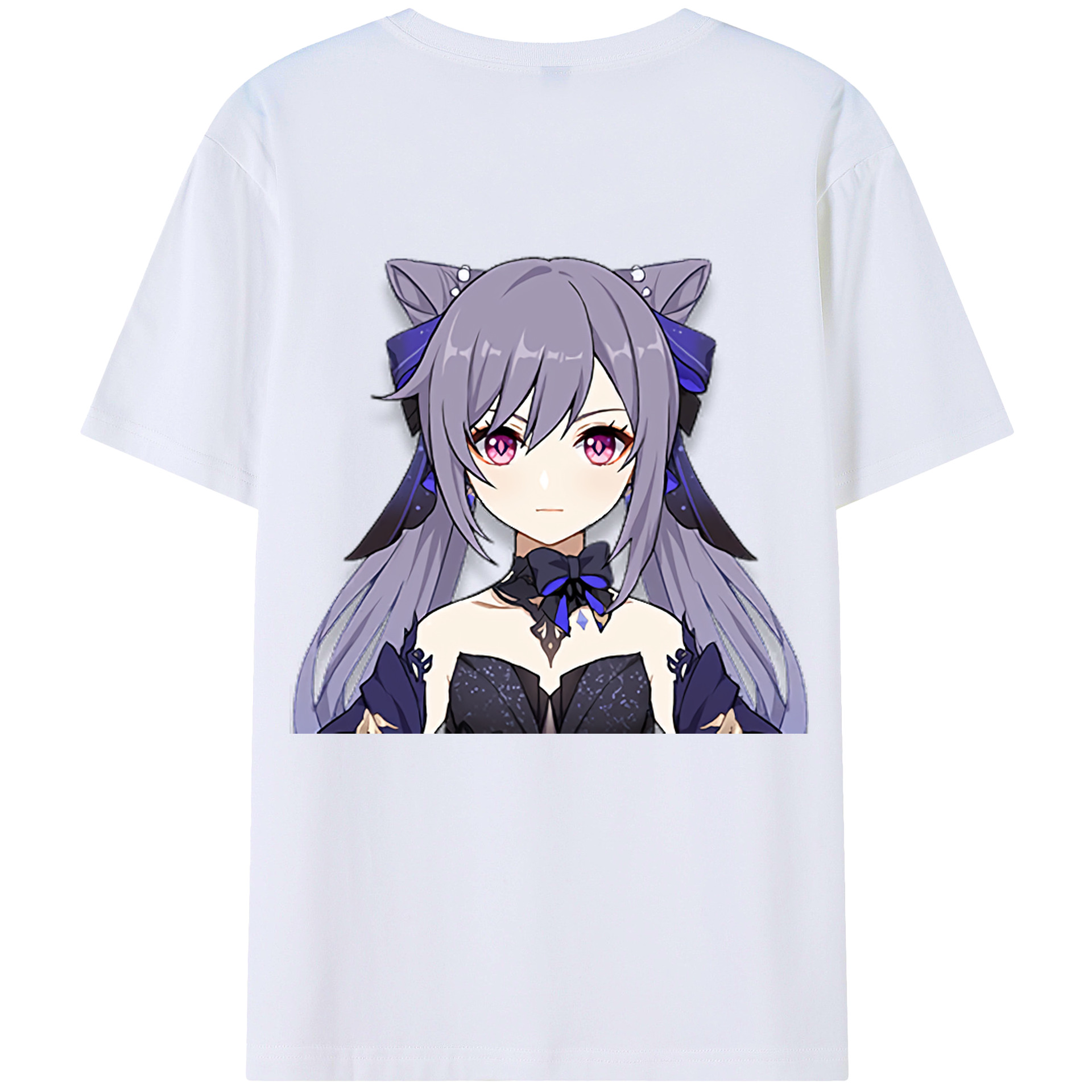 げんし神 刻晴 こくせい genshin Kokusei レディース半袖Tシャツ(バックプリント)