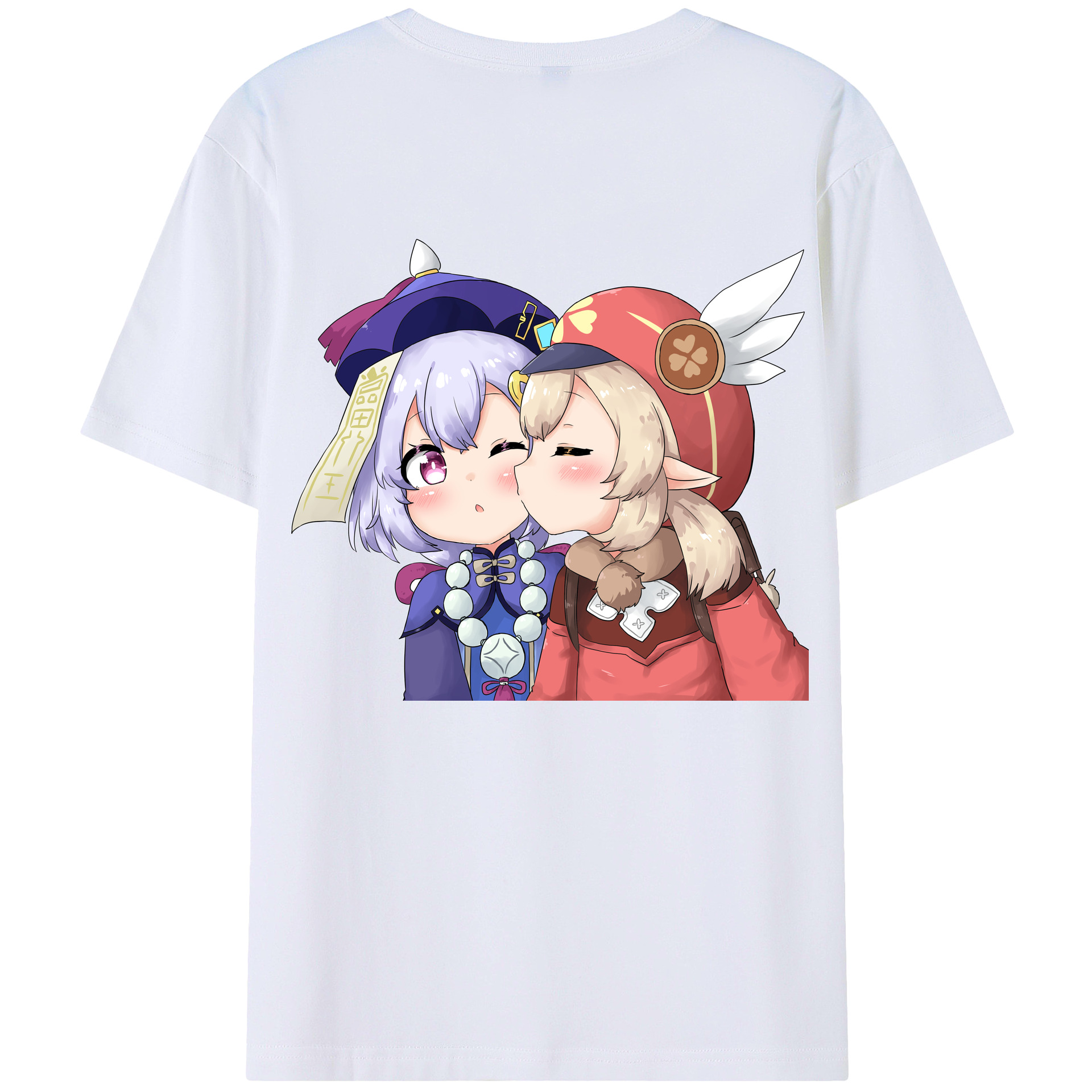 げんし神 七七 なな  genshin Nana レディース半袖Tシャツ(バックプリント)