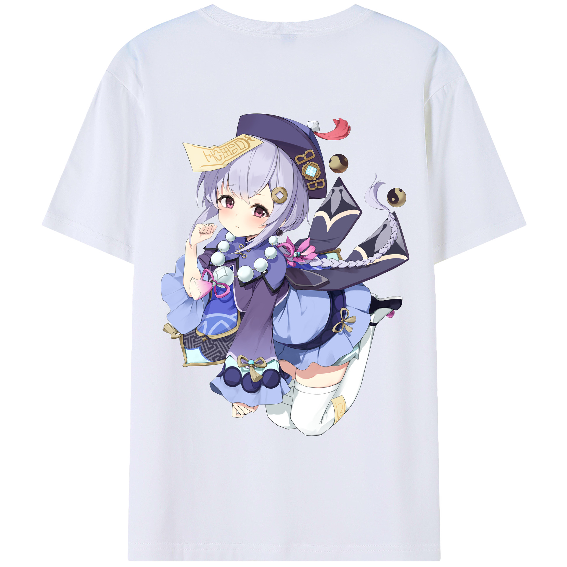 げんし神 七七 なな  genshin Nana レディース半袖Tシャツ(バックプリント)