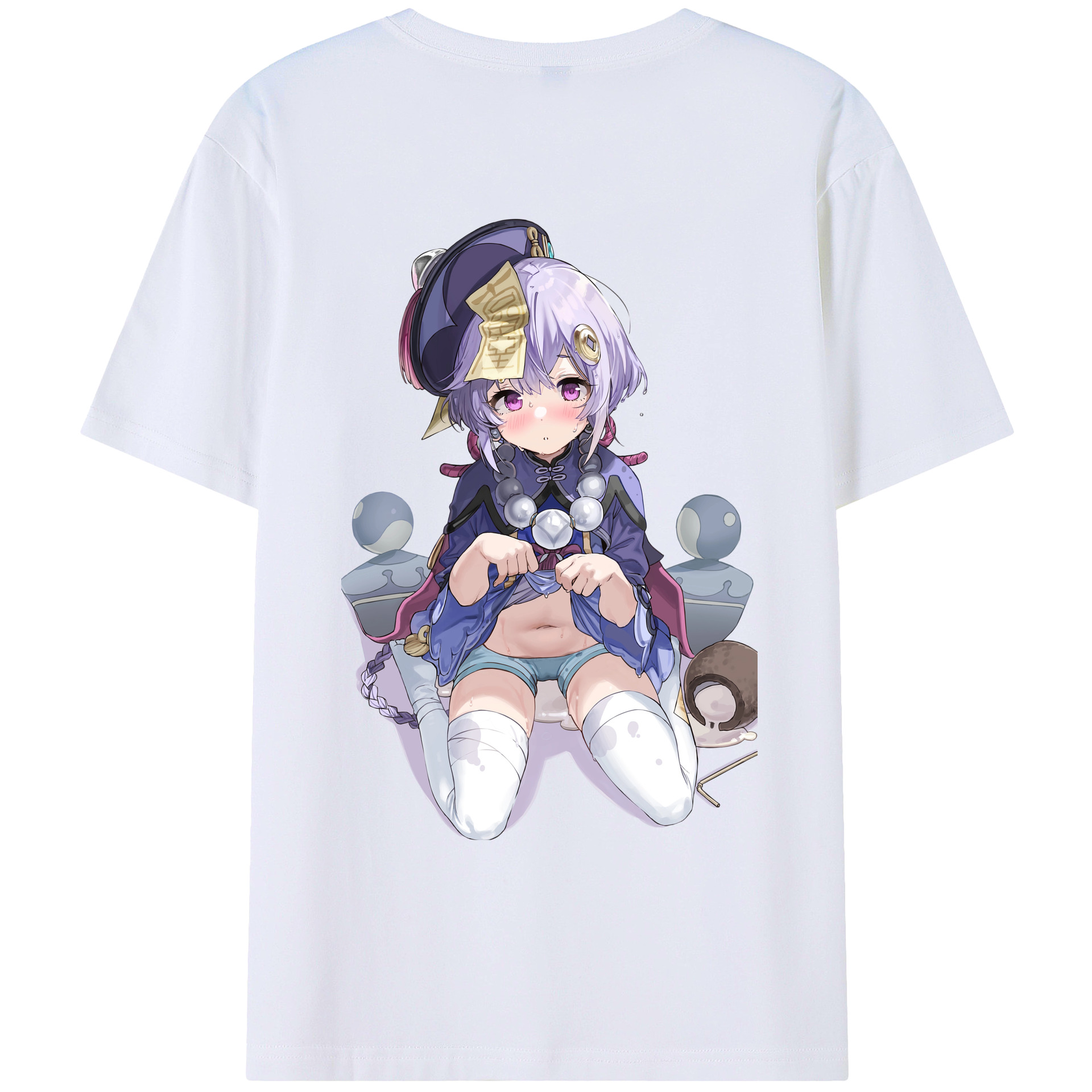 げんし神 七七 なな  genshin Nana レディース半袖Tシャツ(バックプリント)
