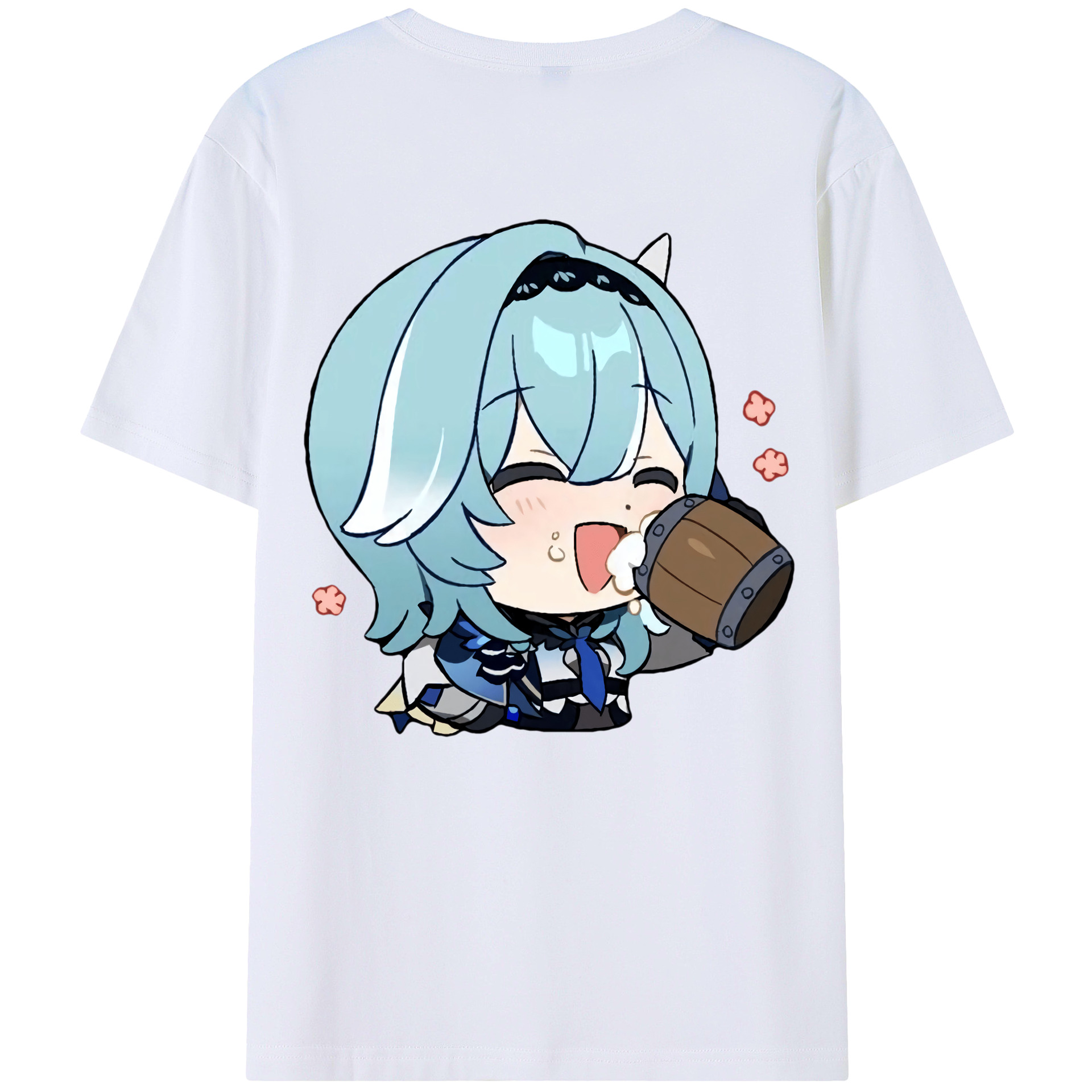 げんし神 优菈 ゆうら genshin Yūra レディース半袖Tシャツ(バックプリント)