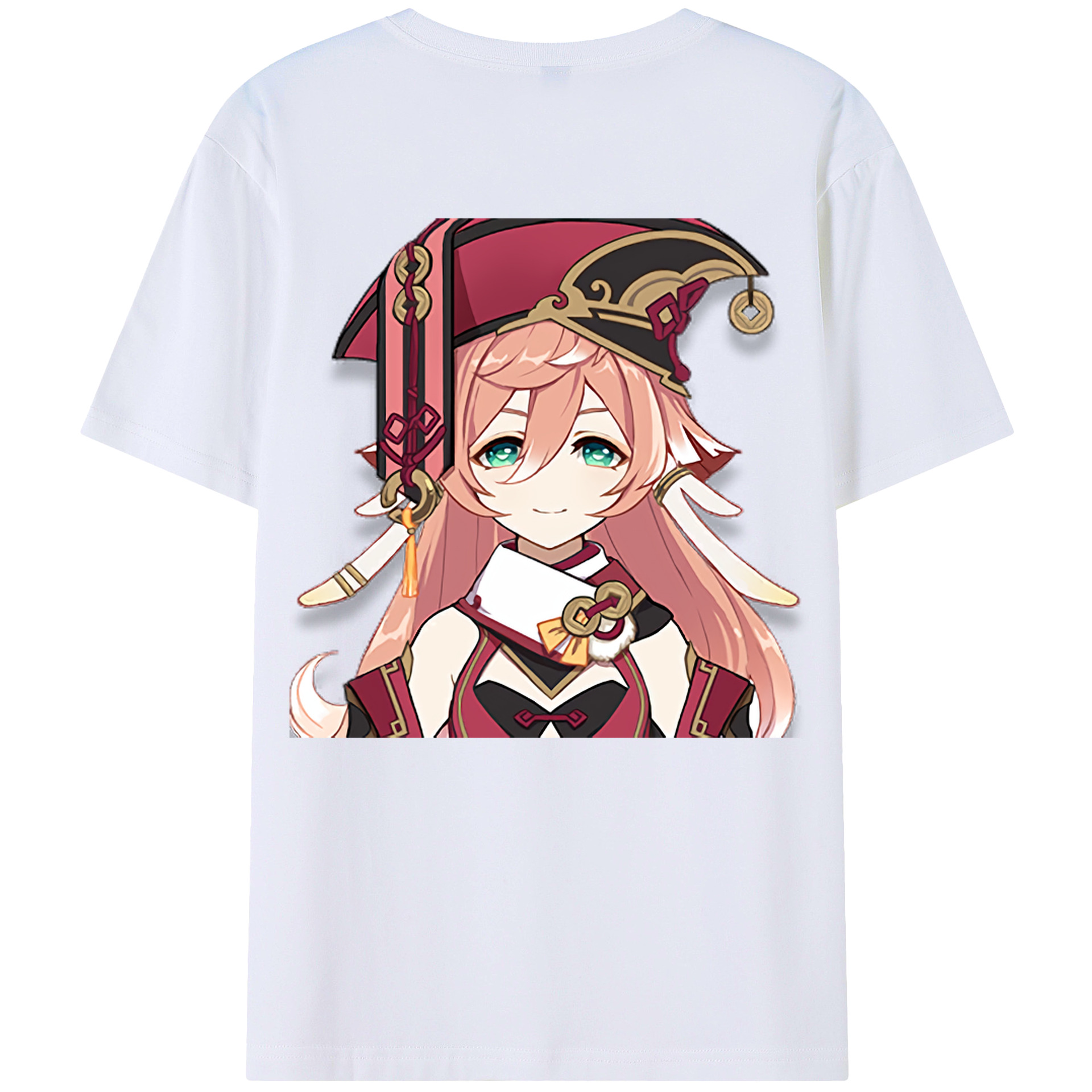 げんし神 ヤンフェイ genshin Yanfei レディース半袖Tシャツ(バックプリント)