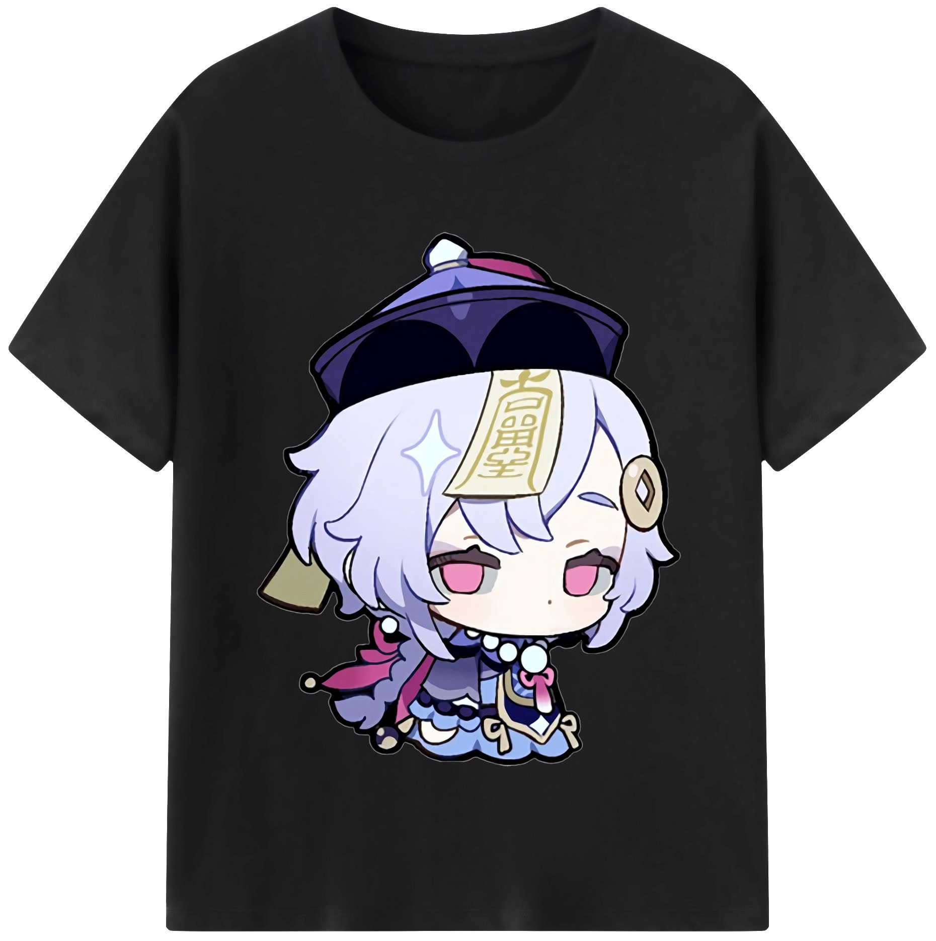 げんし神 七七 なな  genshin Nana レディースカジュアルプリントTシャツ（綿100％）