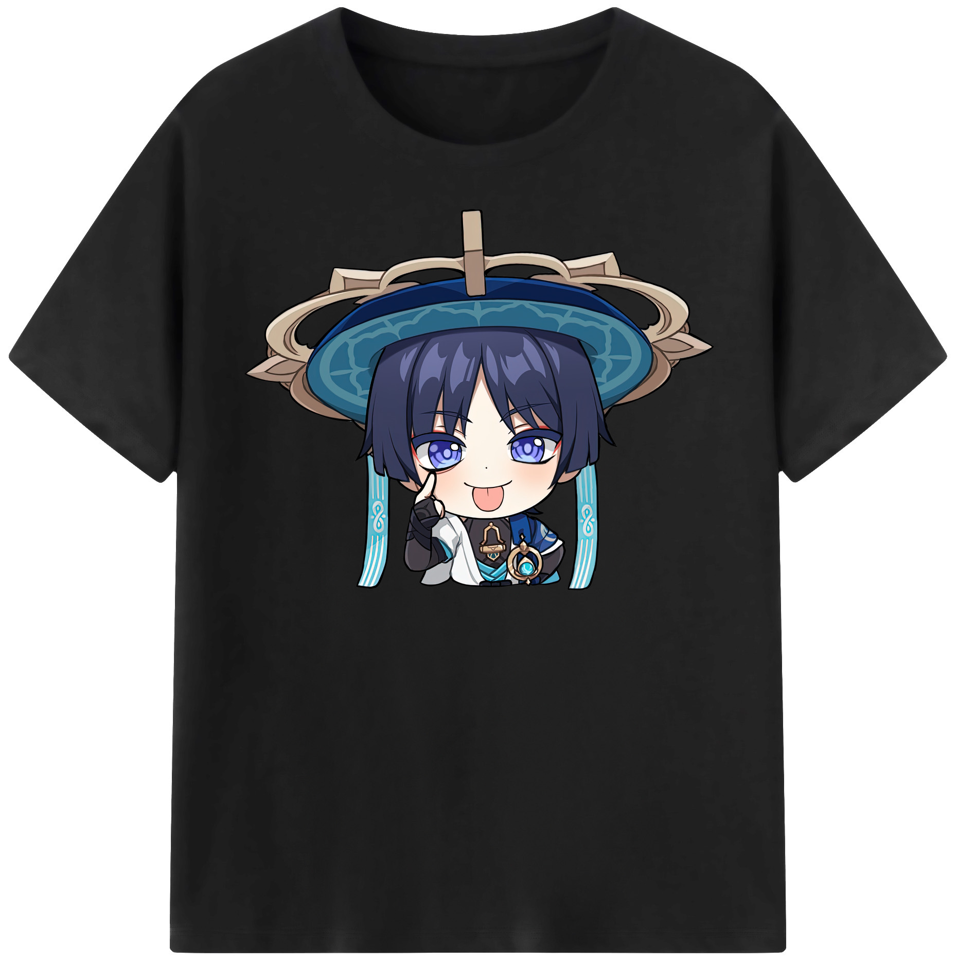 げんし神 さんペい genshin Sanpei レディースカジュアルプリントTシャツ（綿100％）