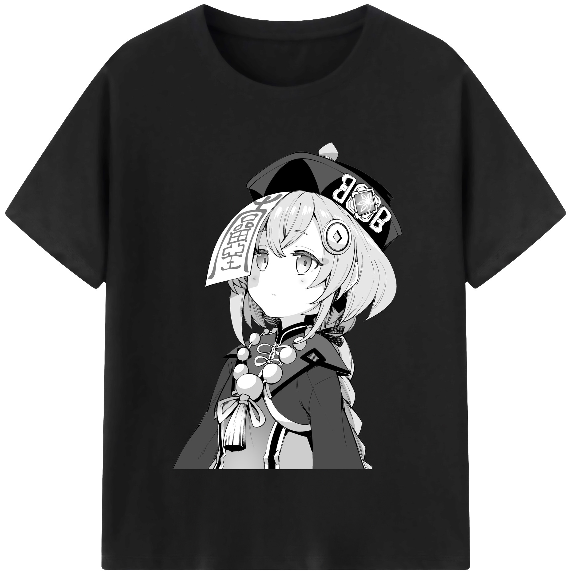 げんし神 七七 なな  genshin Nana レディースカジュアルプリントTシャツ（綿100％）