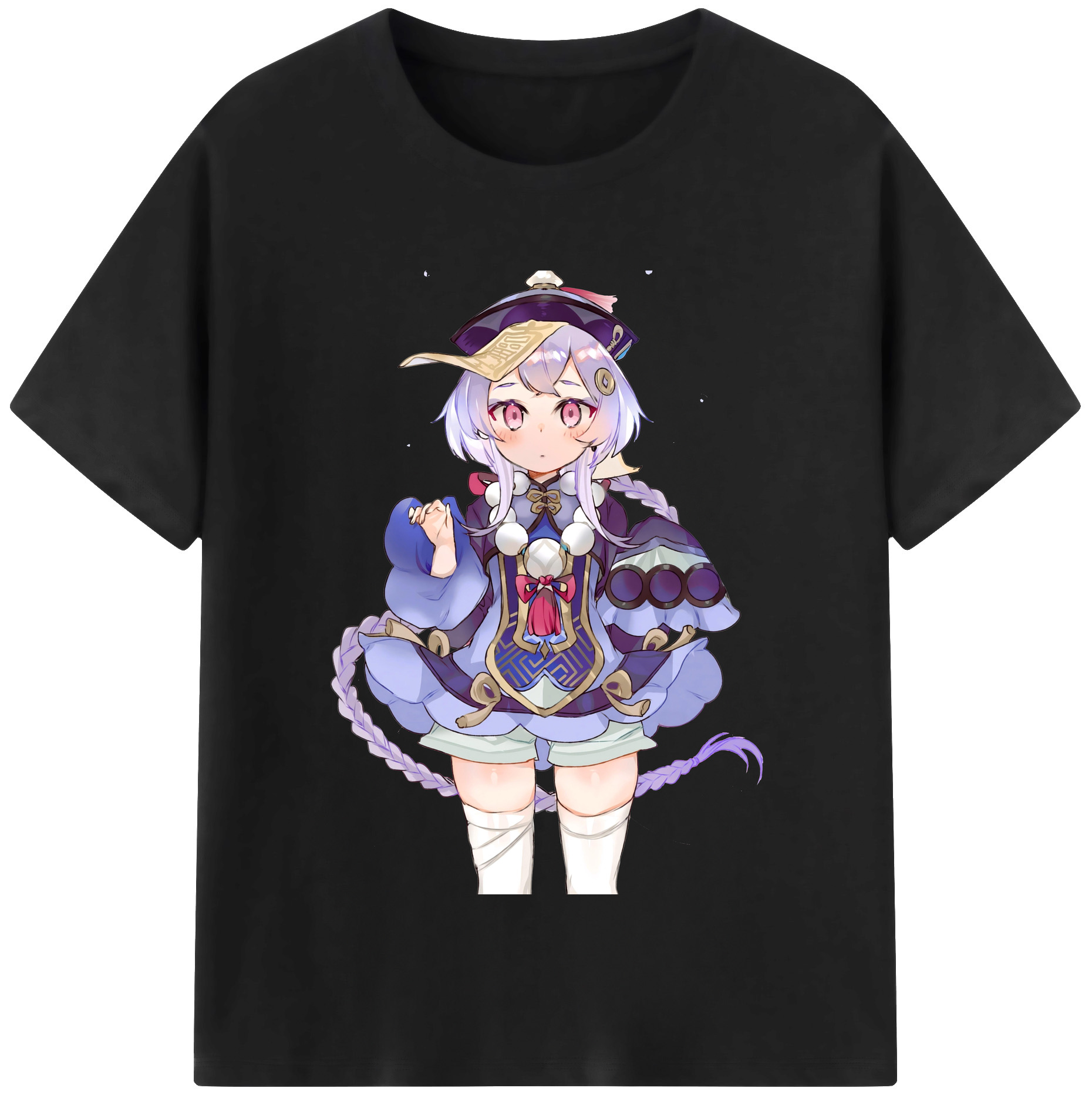 げんし神 七七 なな  genshin Nana レディースカジュアルプリントTシャツ（綿100％）