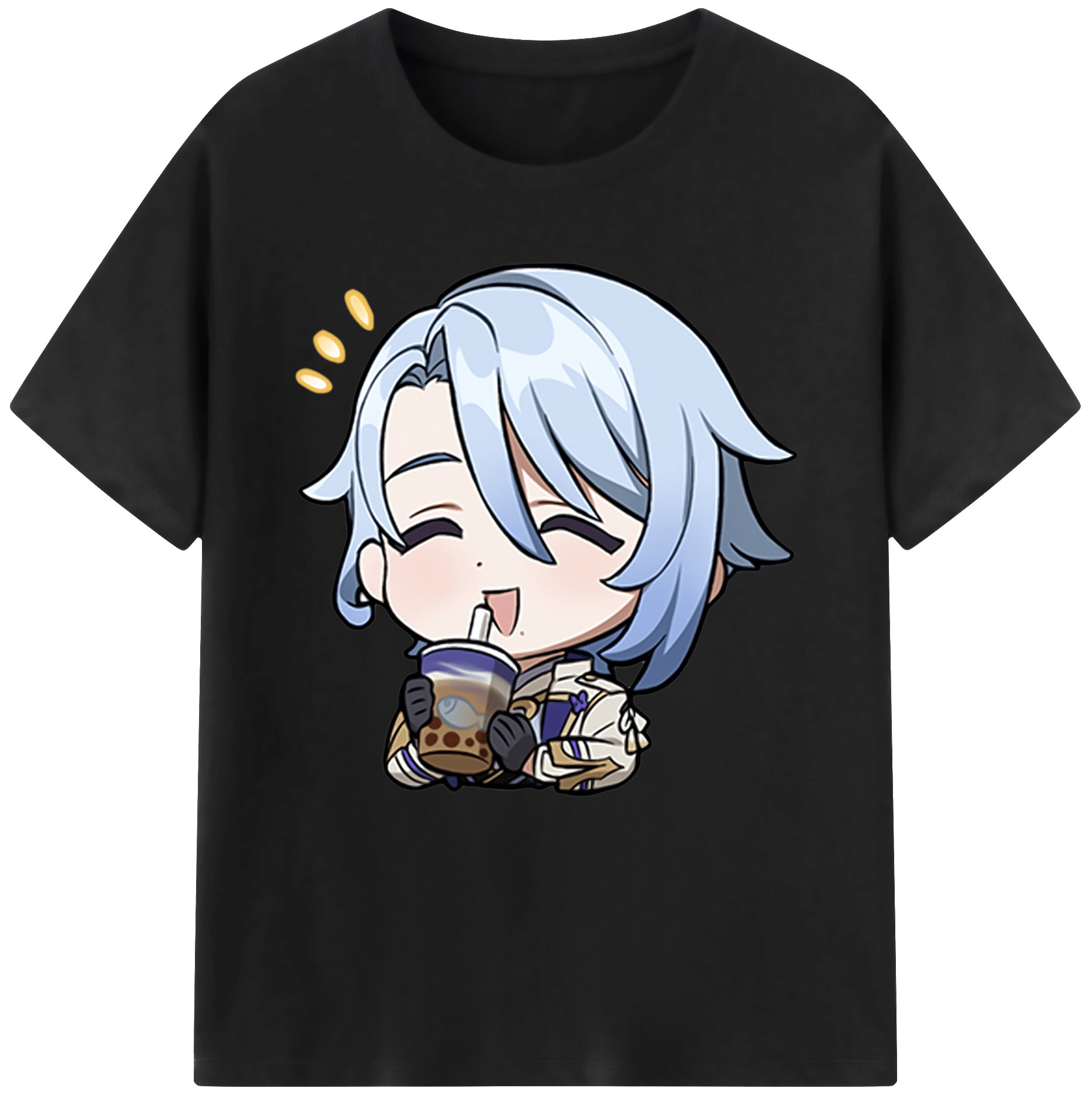 げんし神 神里綾人 かみさとあやと genshin Kamisato Ayato レディースカジュアルプリントTシャツ（綿100％）