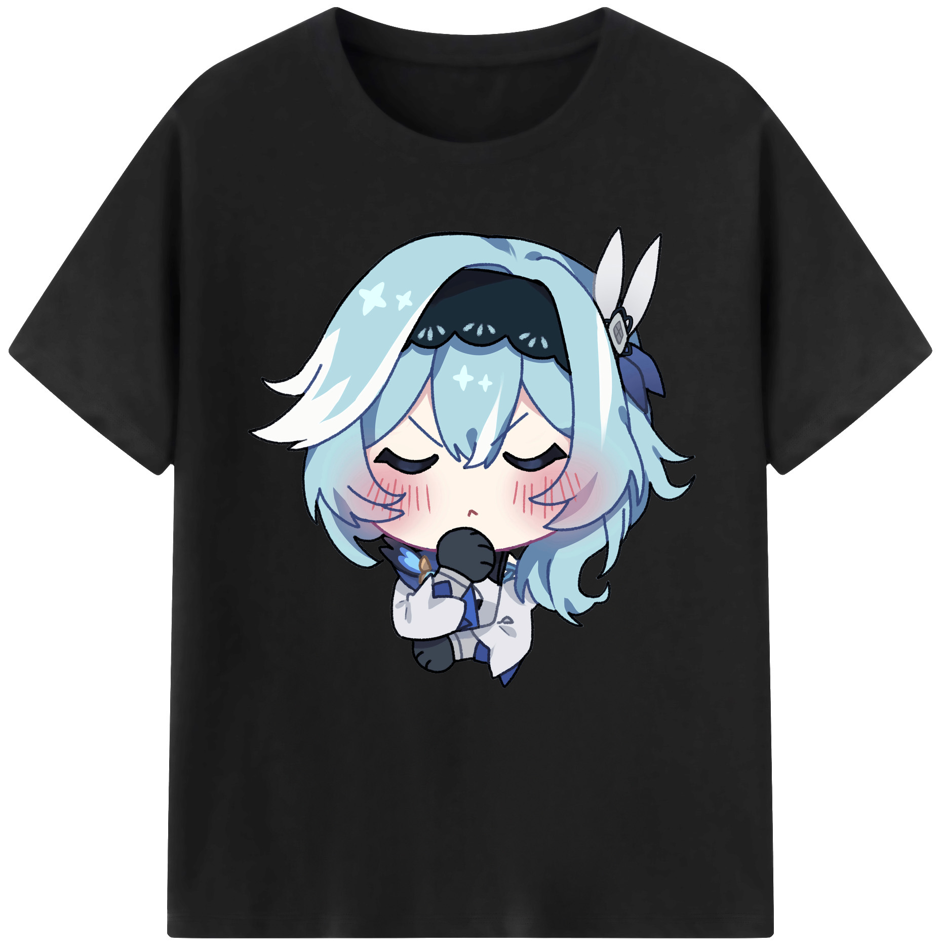 げんし神 优菈 ゆうら genshin Yūra レディースカジュアルプリントTシャツ（綿100％）