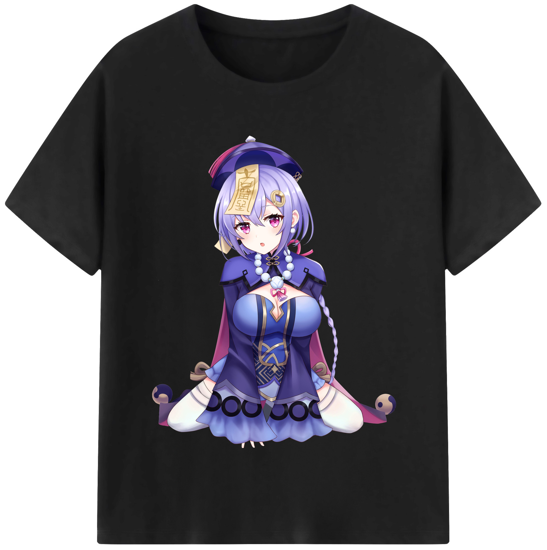 げんし神 七七 なな  genshin Nana レディースカジュアルプリントTシャツ（綿100％）