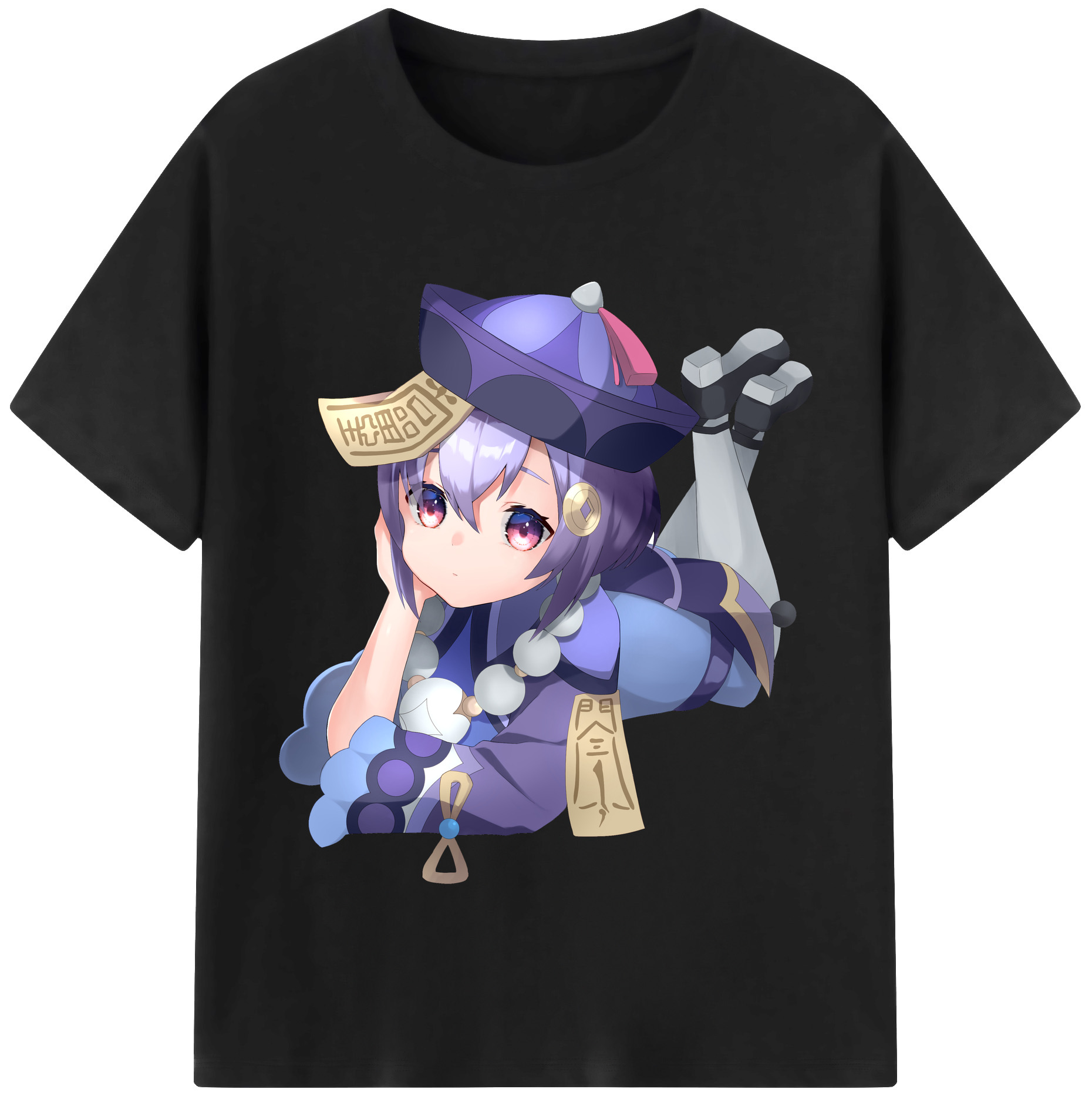 げんし神 七七 なな  genshin Nana レディースカジュアルプリントTシャツ（綿100％）