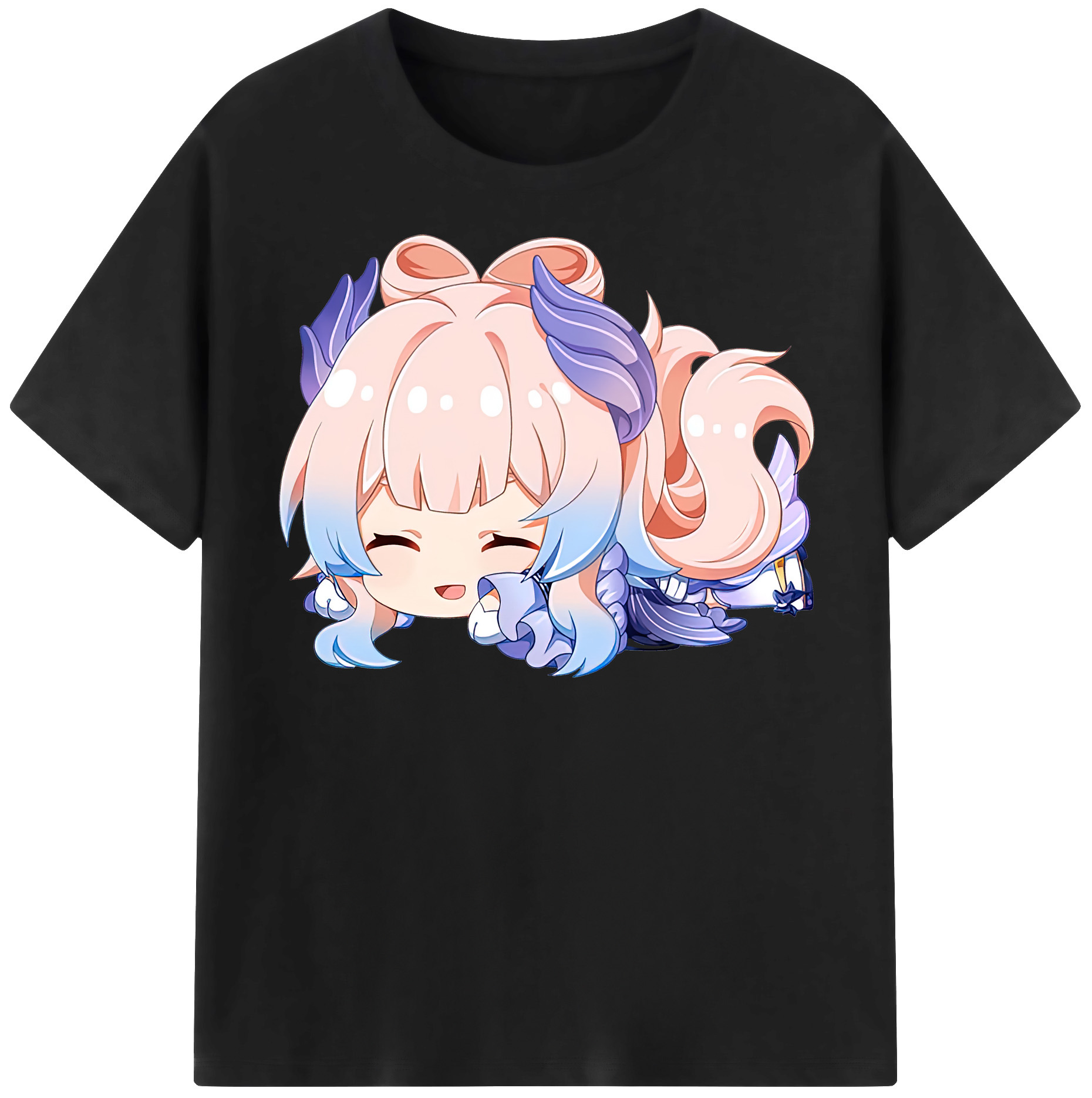 げんし神 珊瑚宮心海 サンゴノミヤ・ココミ genshin Sangonomiya Kokomi レディースカジュアルプリントTシャツ（綿100％）