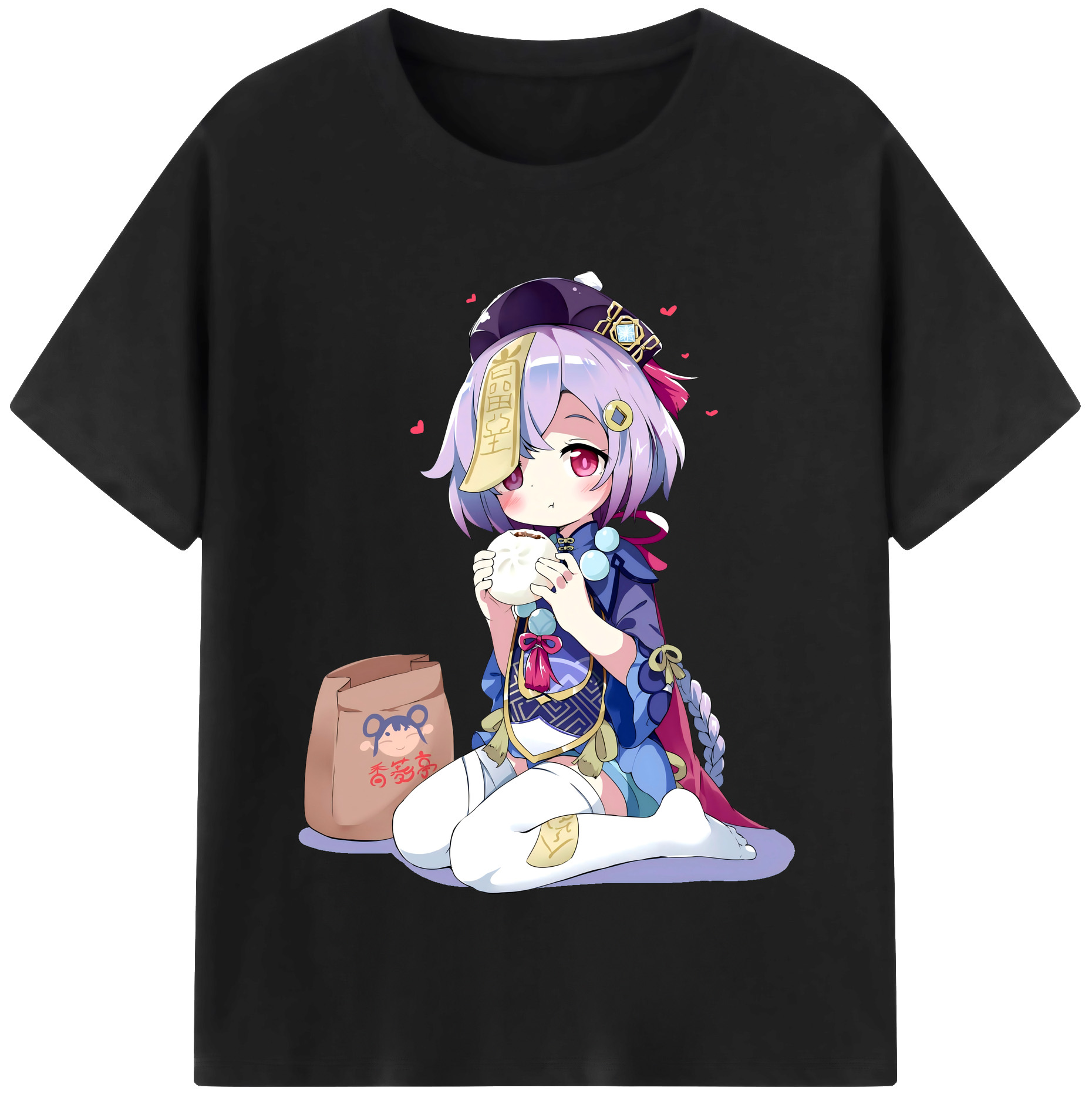 げんし神 七七 なな  genshin Nana レディースカジュアルプリントTシャツ（綿100％）