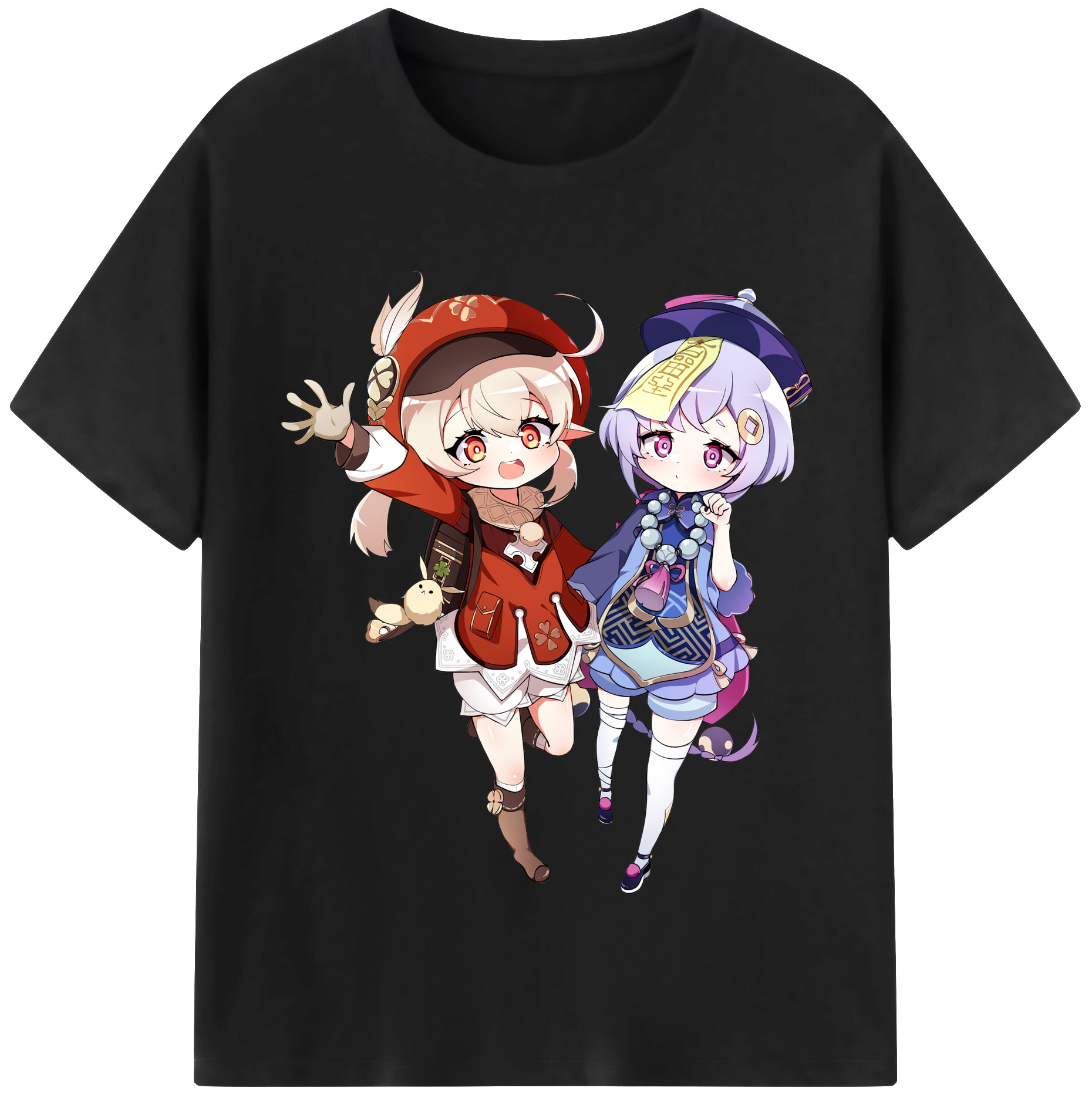 げんし神 七七 なな  genshin Nana レディースカジュアルプリントTシャツ（綿100％）